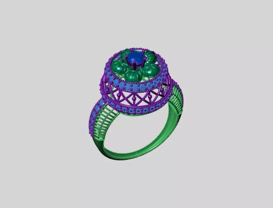 Rings 3D print model_2
