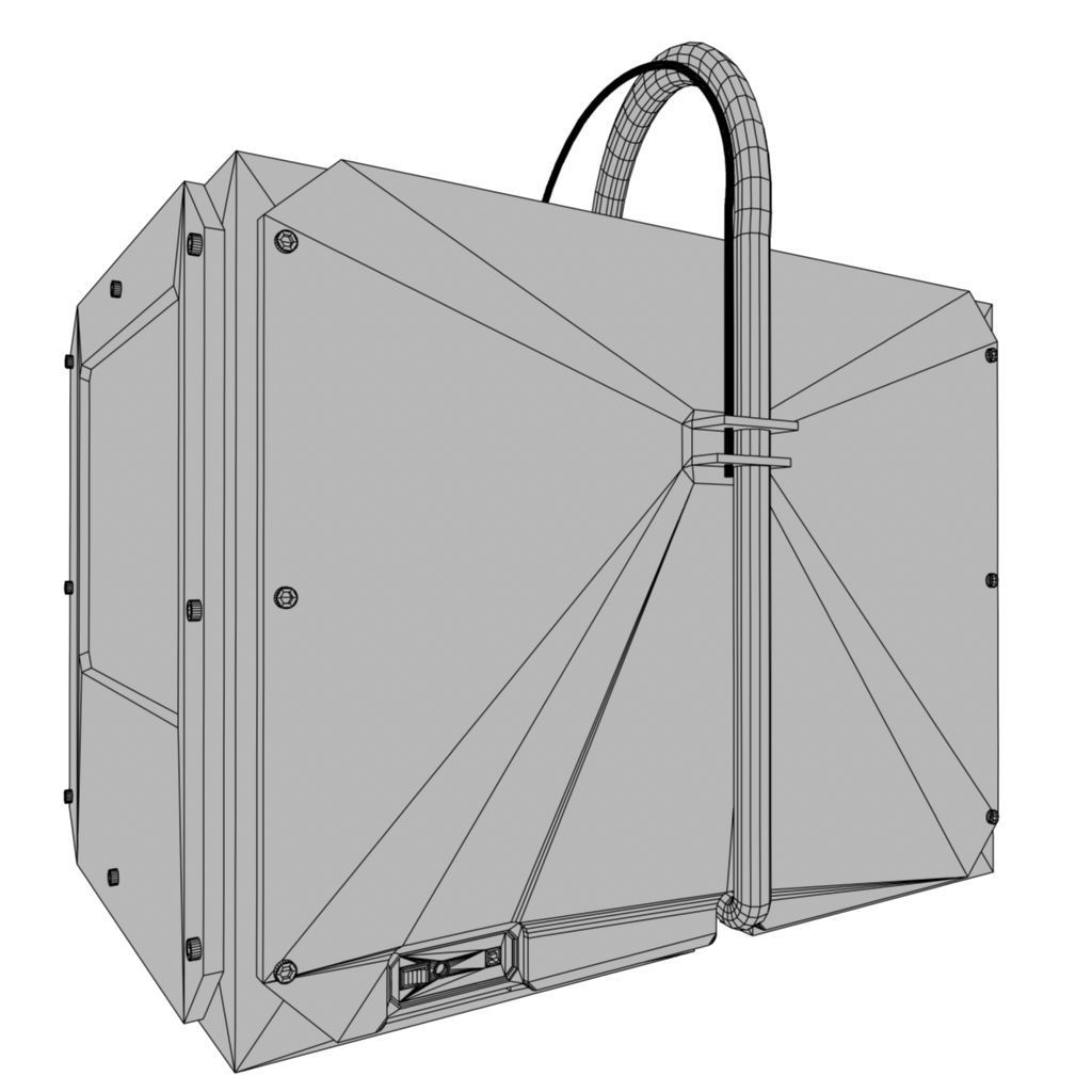 Makerbot Replicator 2 3d printer  Low-poly 3D model_6