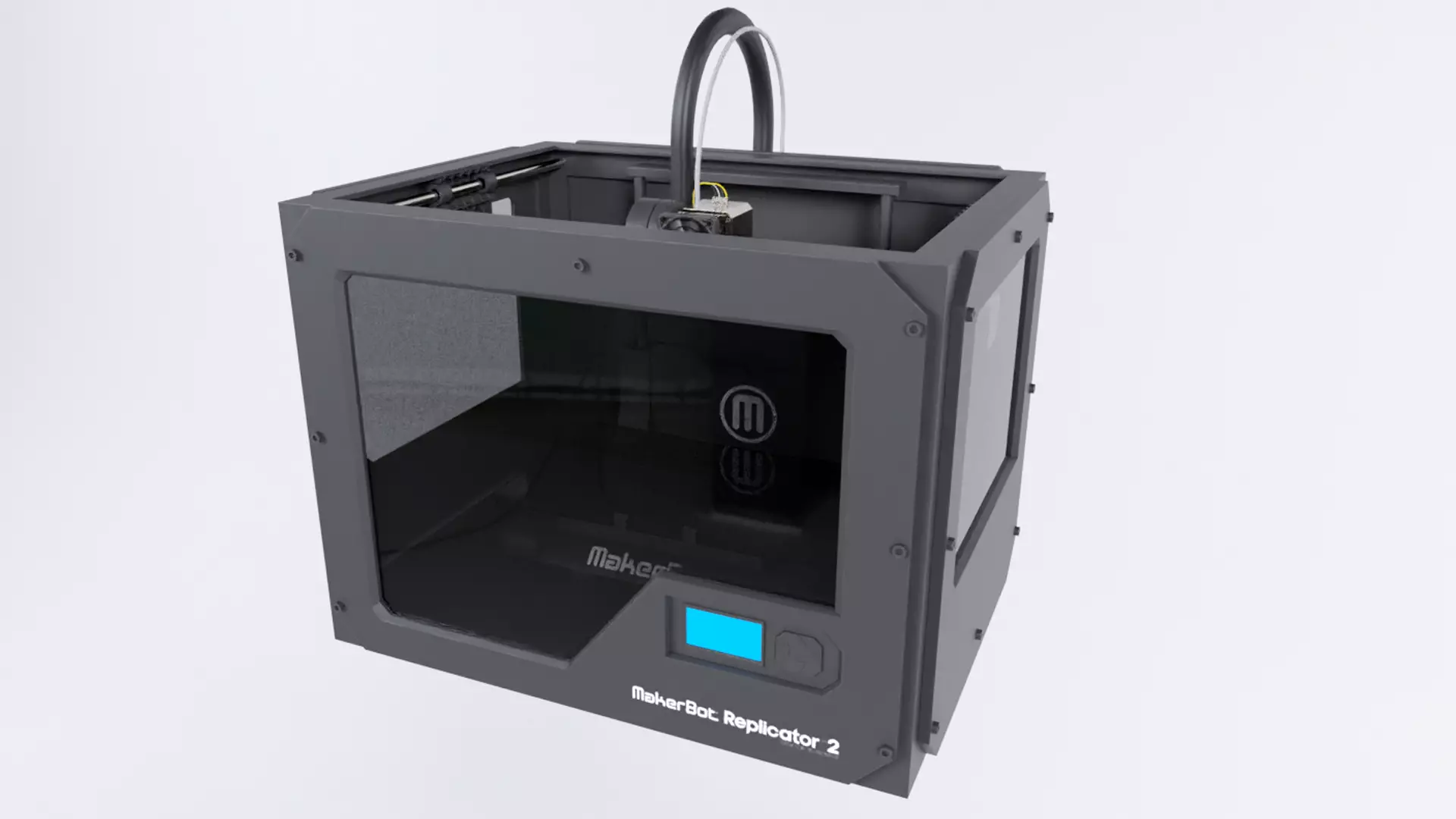Makerbot Replicator 2 3d printer  Low-poly 3D model_0
