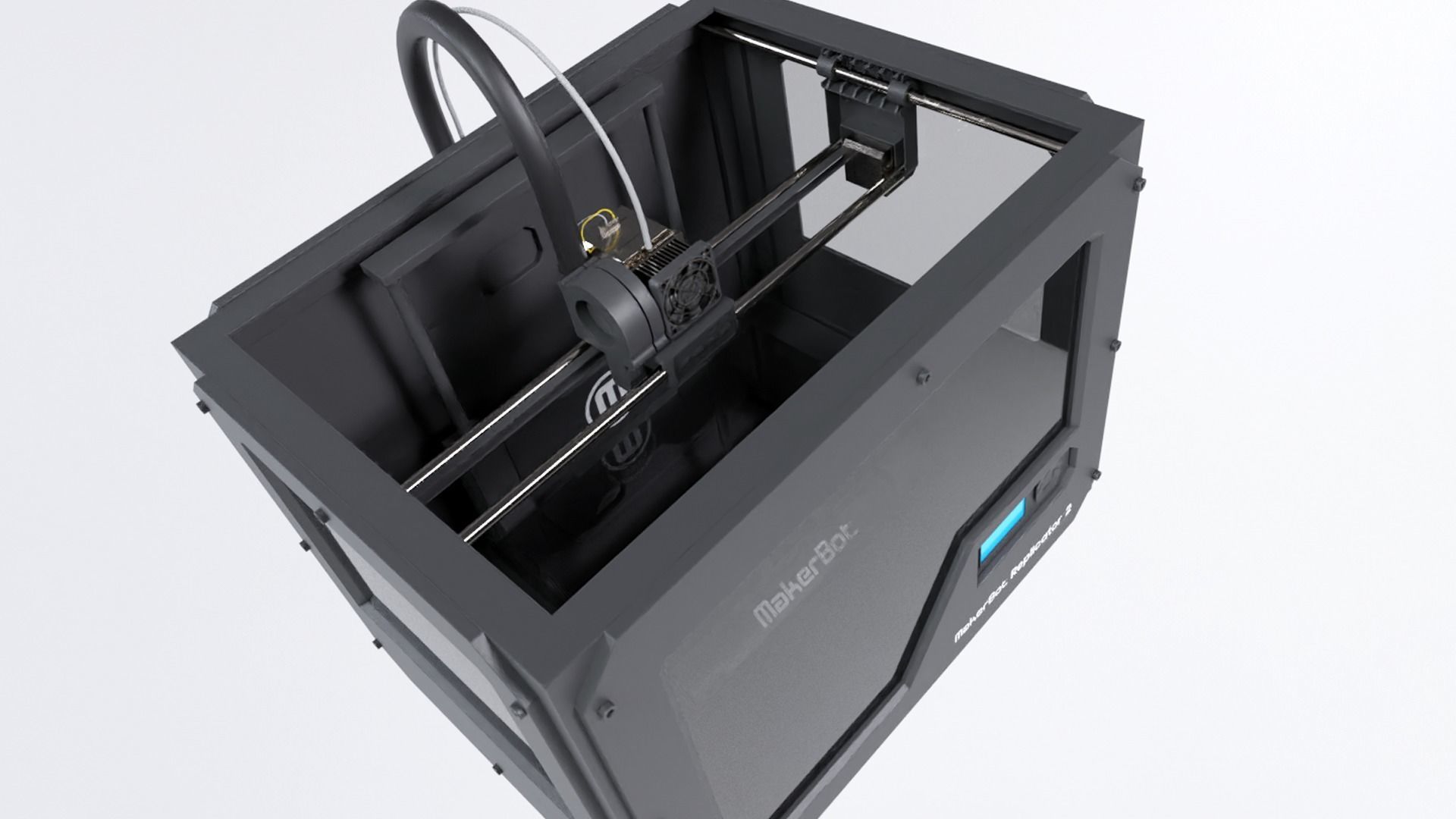 Makerbot Replicator 2 3d printer  Low-poly 3D model_4
