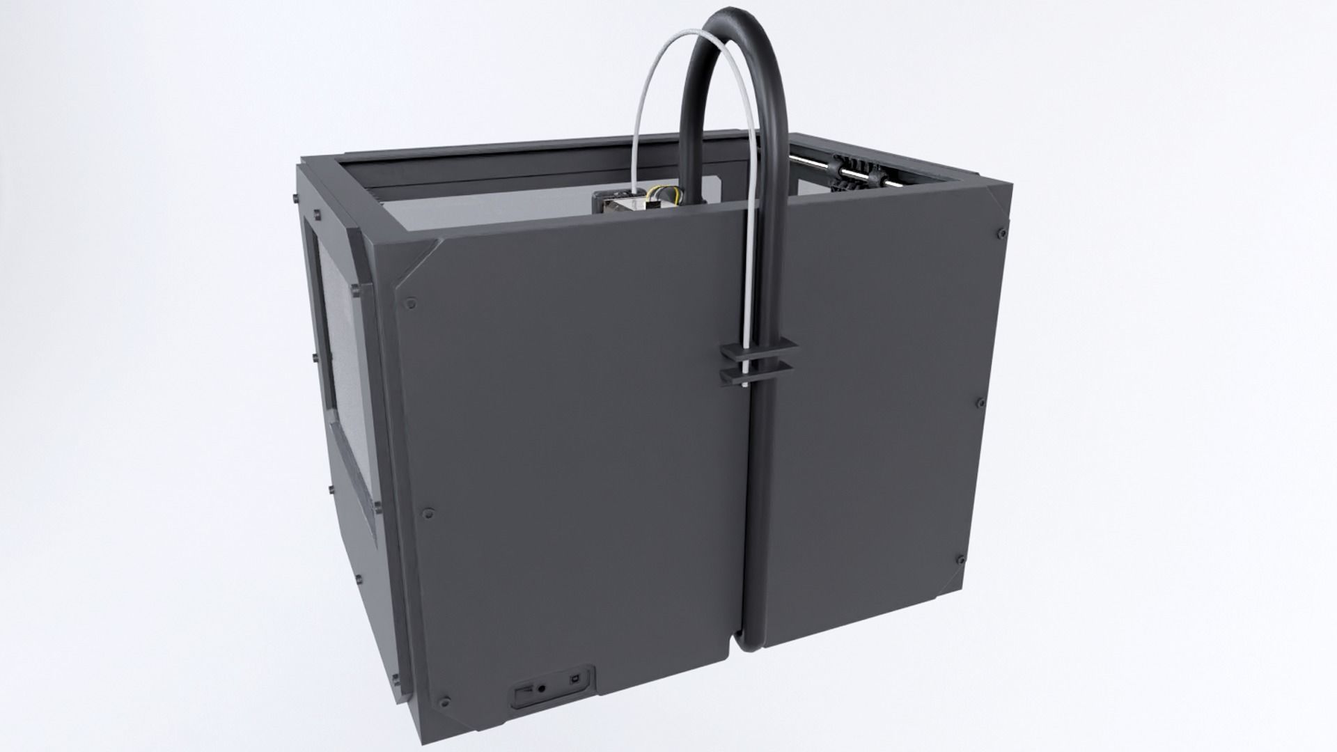 Makerbot Replicator 2 3d printer  Low-poly 3D model_2