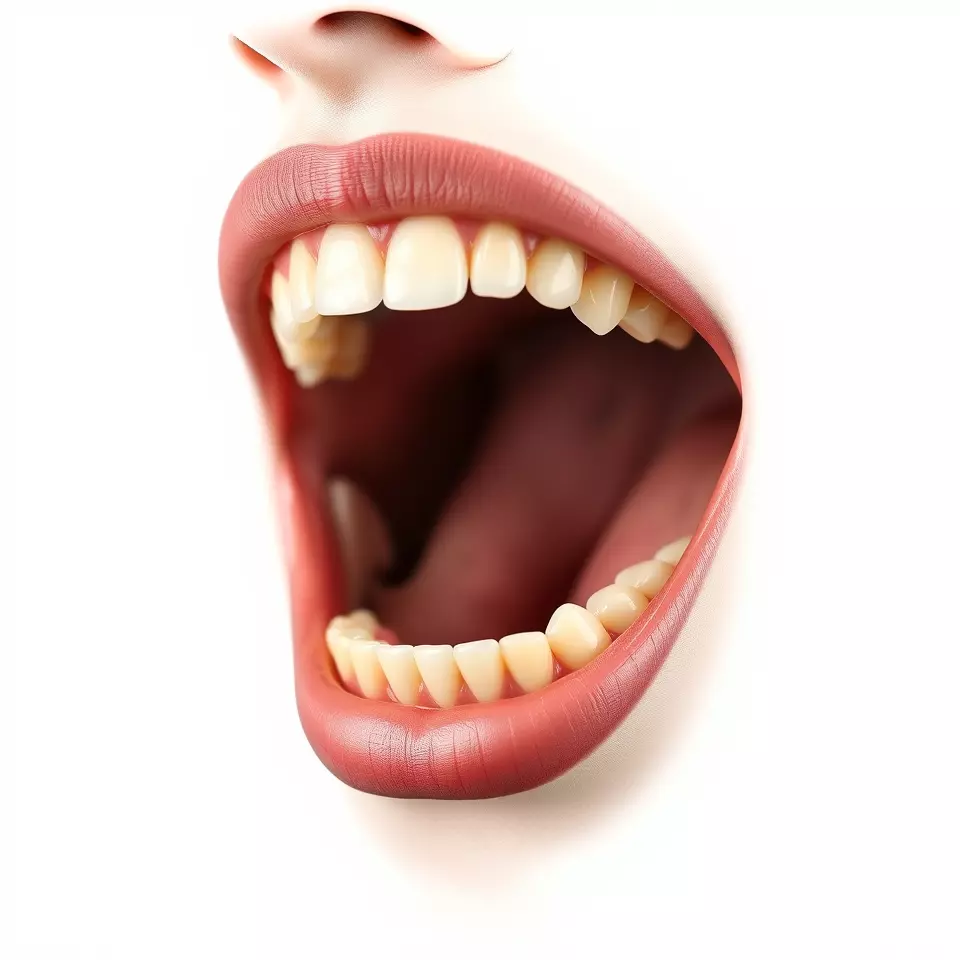 Realistic Human Mouth model pack Low-poly 3D model_2