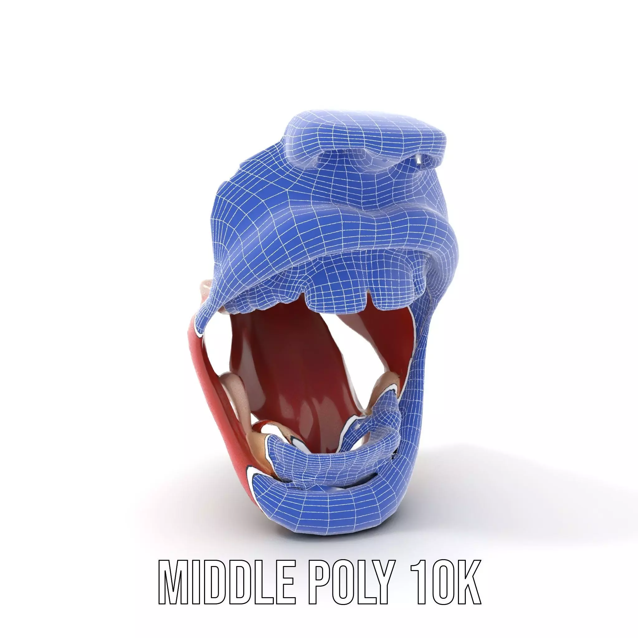 Realistic Human Mouth model pack Low-poly 3D model_18