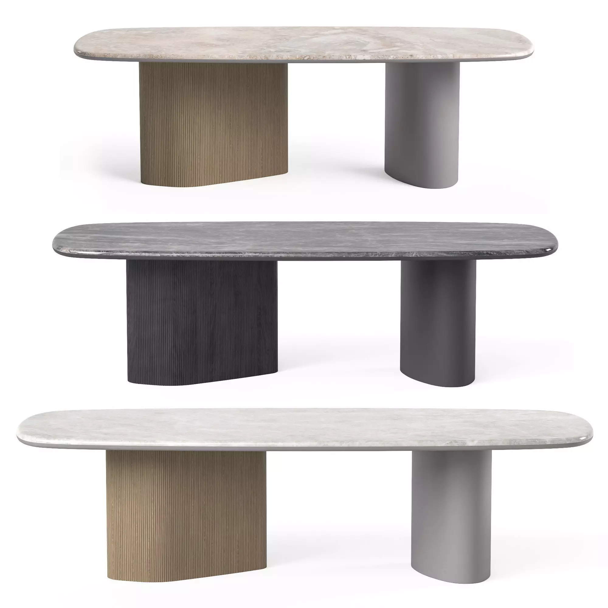 Meroni Stelvio dining table 3D model_3