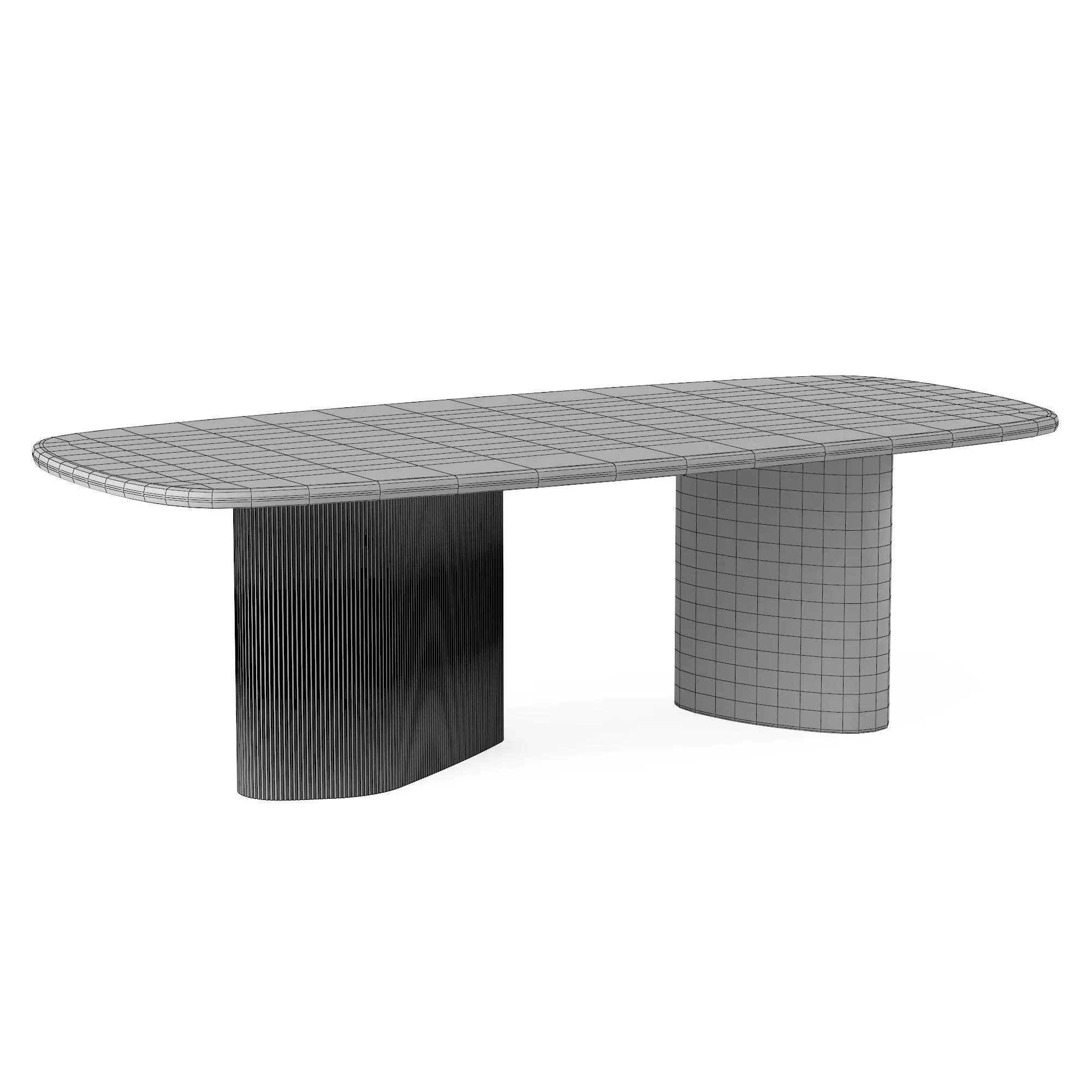Meroni Stelvio dining table 3D model_9