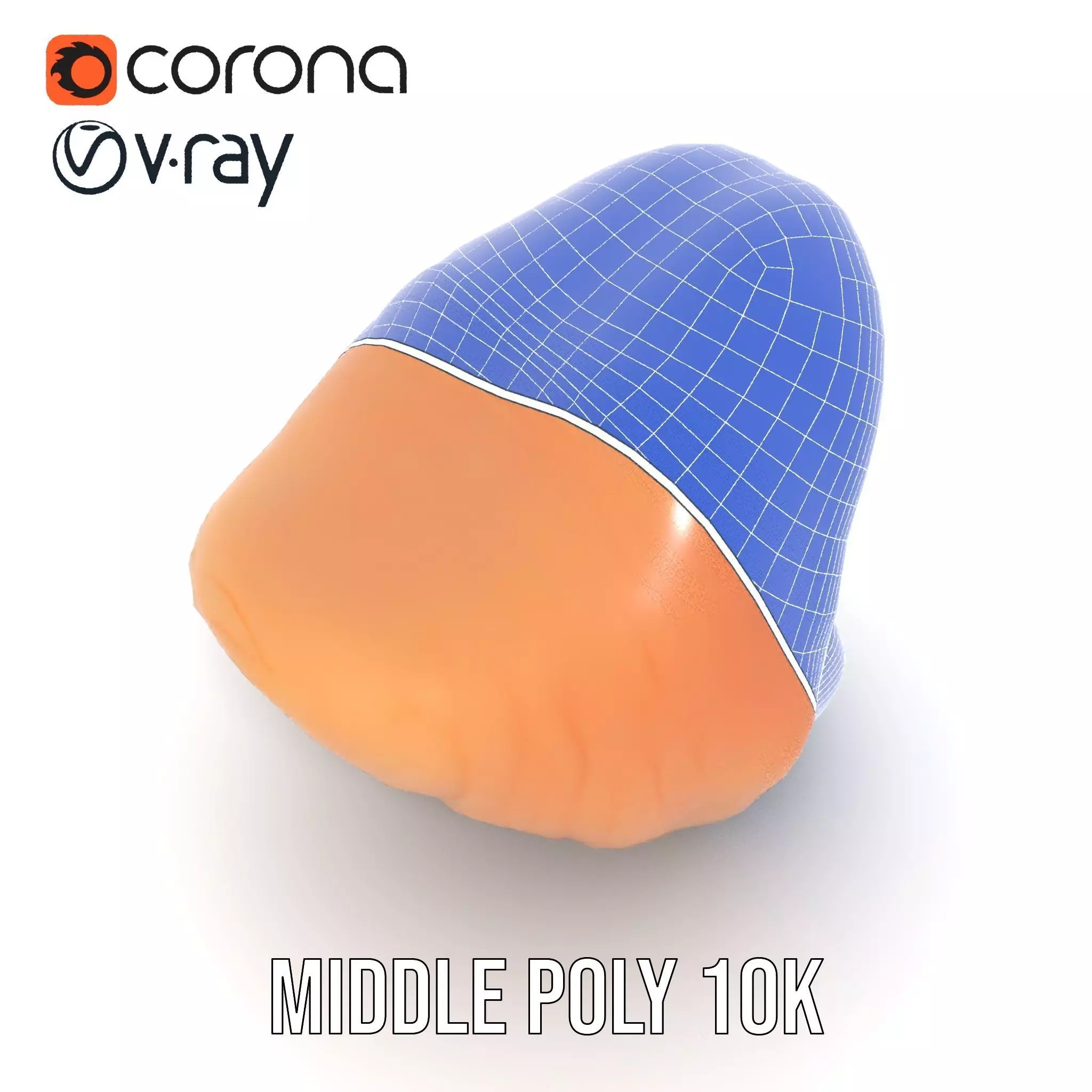 Realistic Human Mouth model pack Low-poly 3D model_29