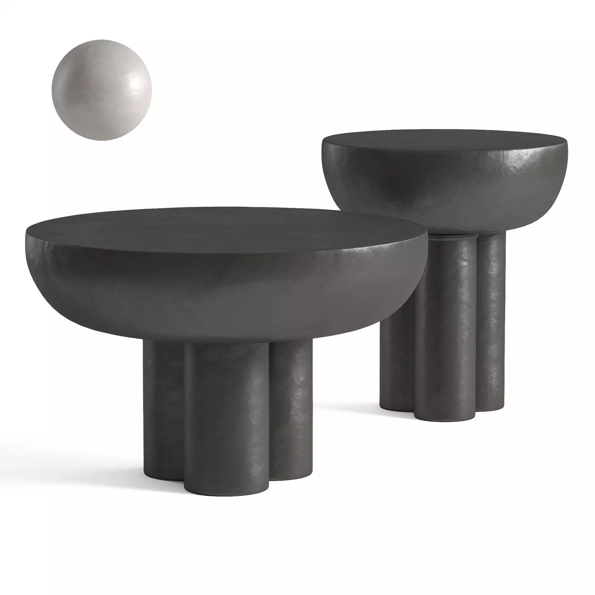 101 Copenhagen Crown coffee tables 3D model_0