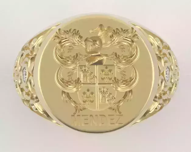 Family crest ring - Mendez Lineage