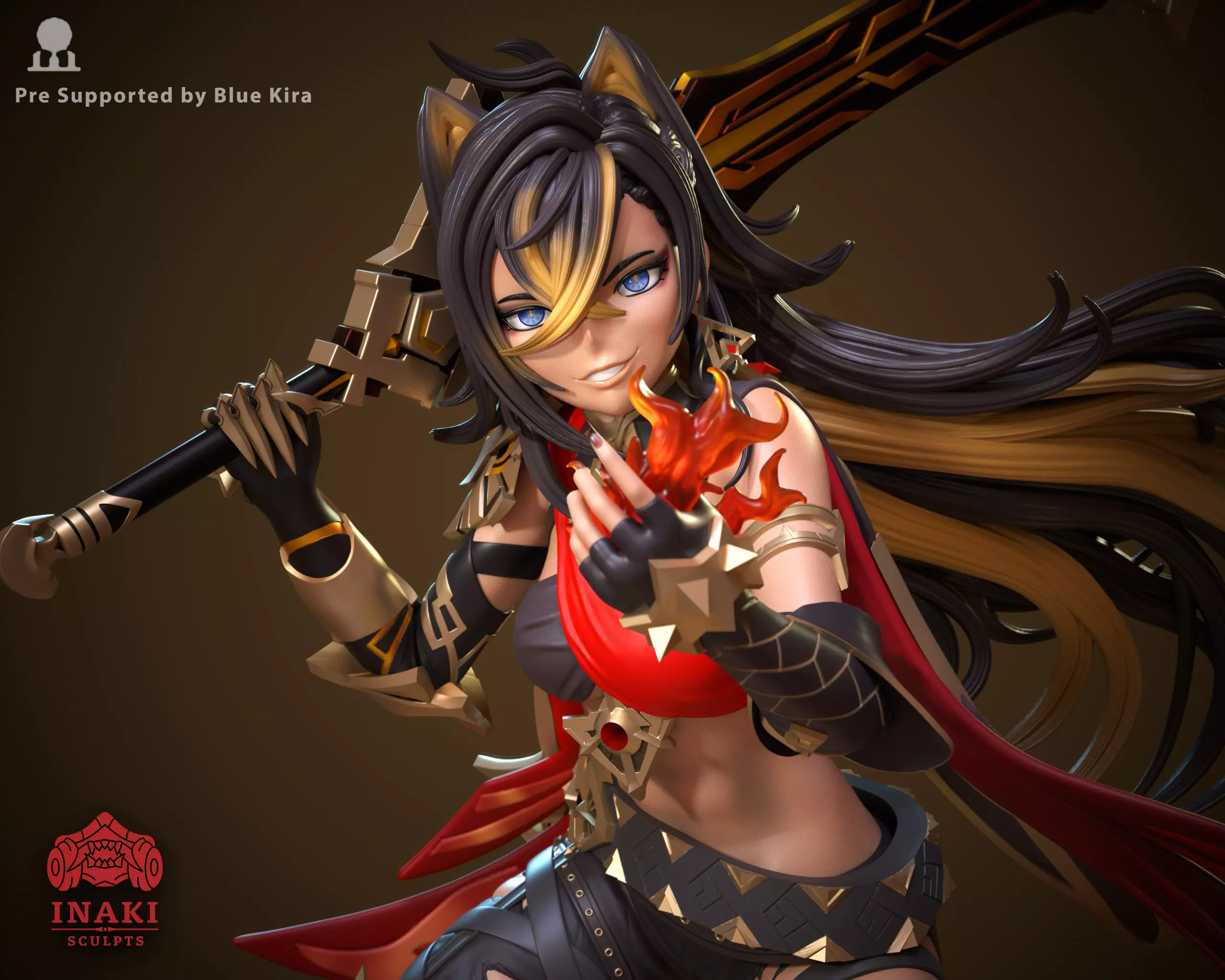 Dehya - Genshin Impact 3D print model