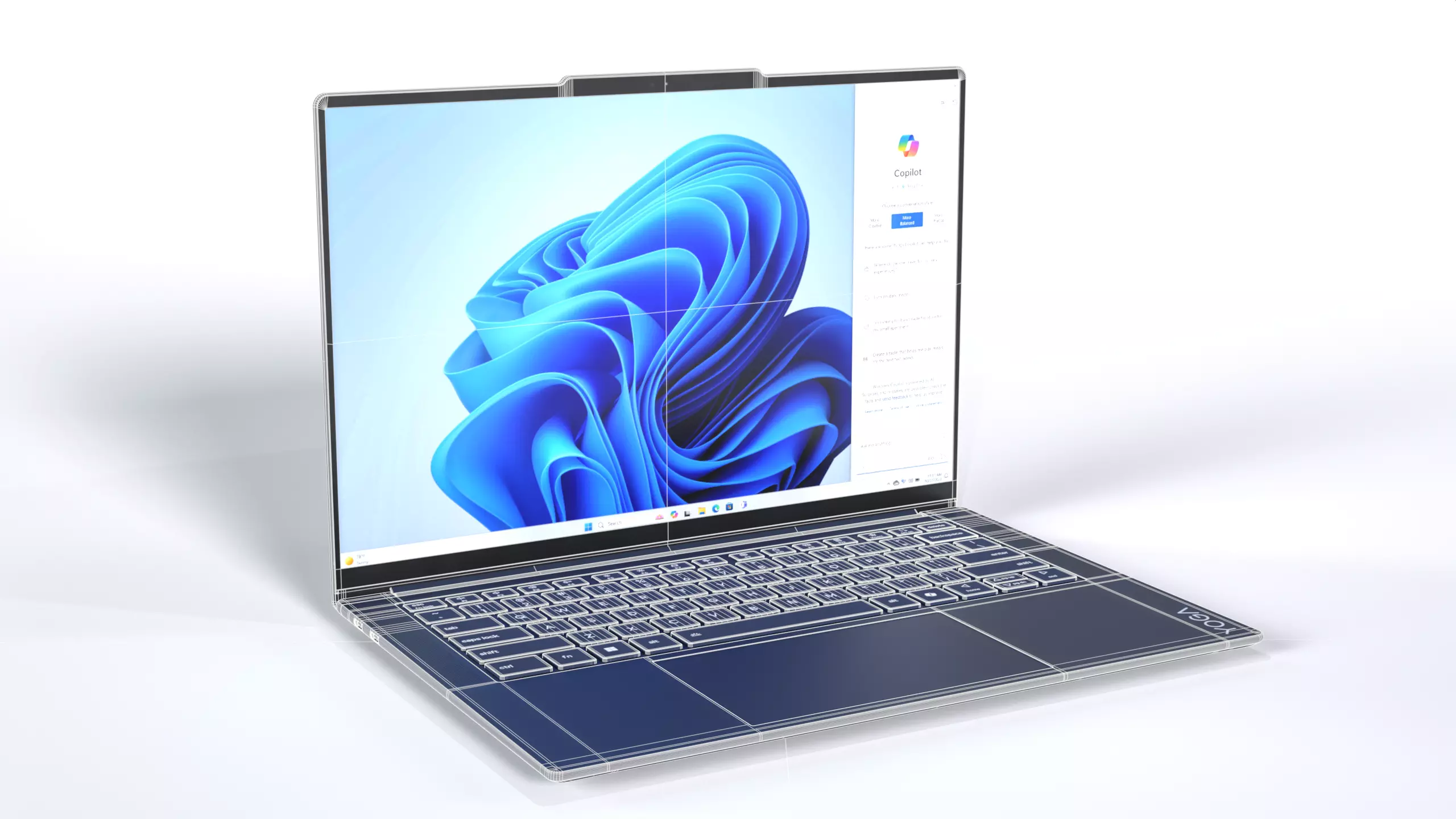 Lenovo Yoga Slim 7x Low-poly 3D model_3