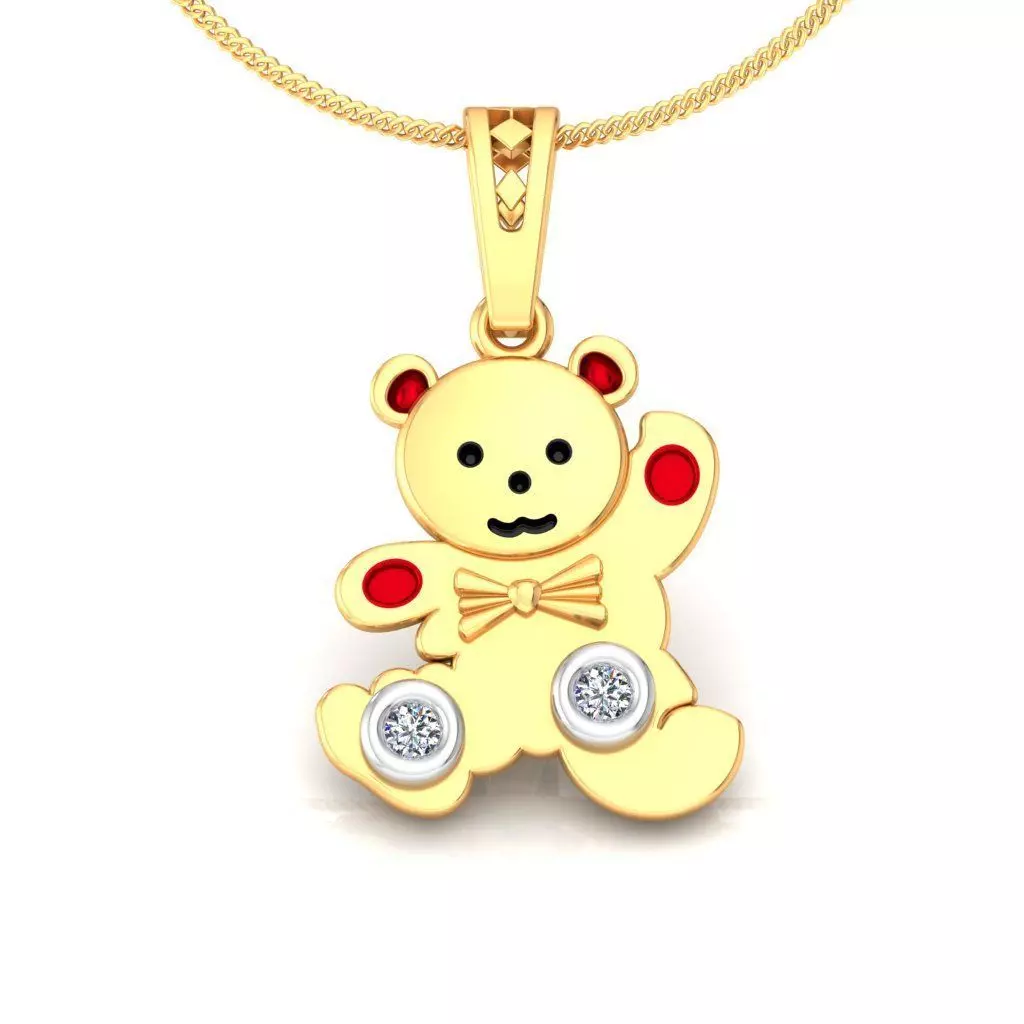 Pacote com 25 pingentes infantis 3D print model_2