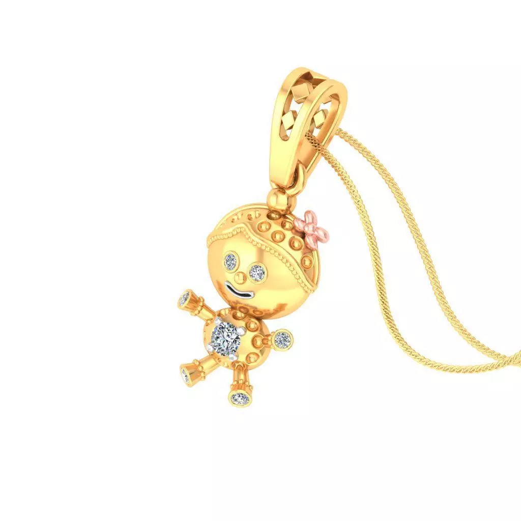 Pacote com 25 pingentes infantis 3D print model_10