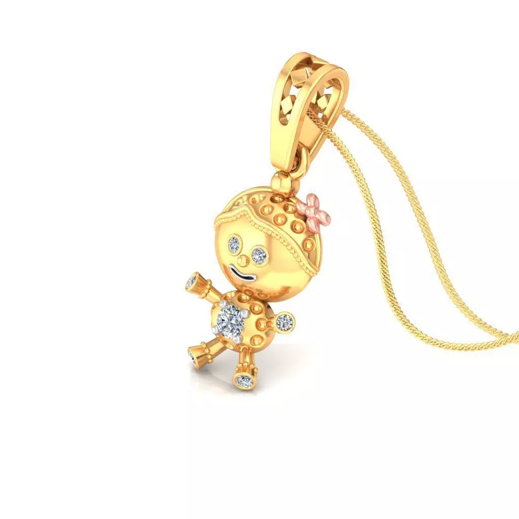 Pacote com 25 pingentes infantis 3D print model_4