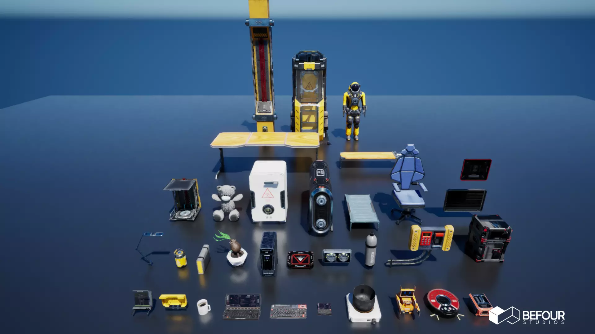 SCI-FI PROP PACK VOL 1 Low-poly 3D model_3