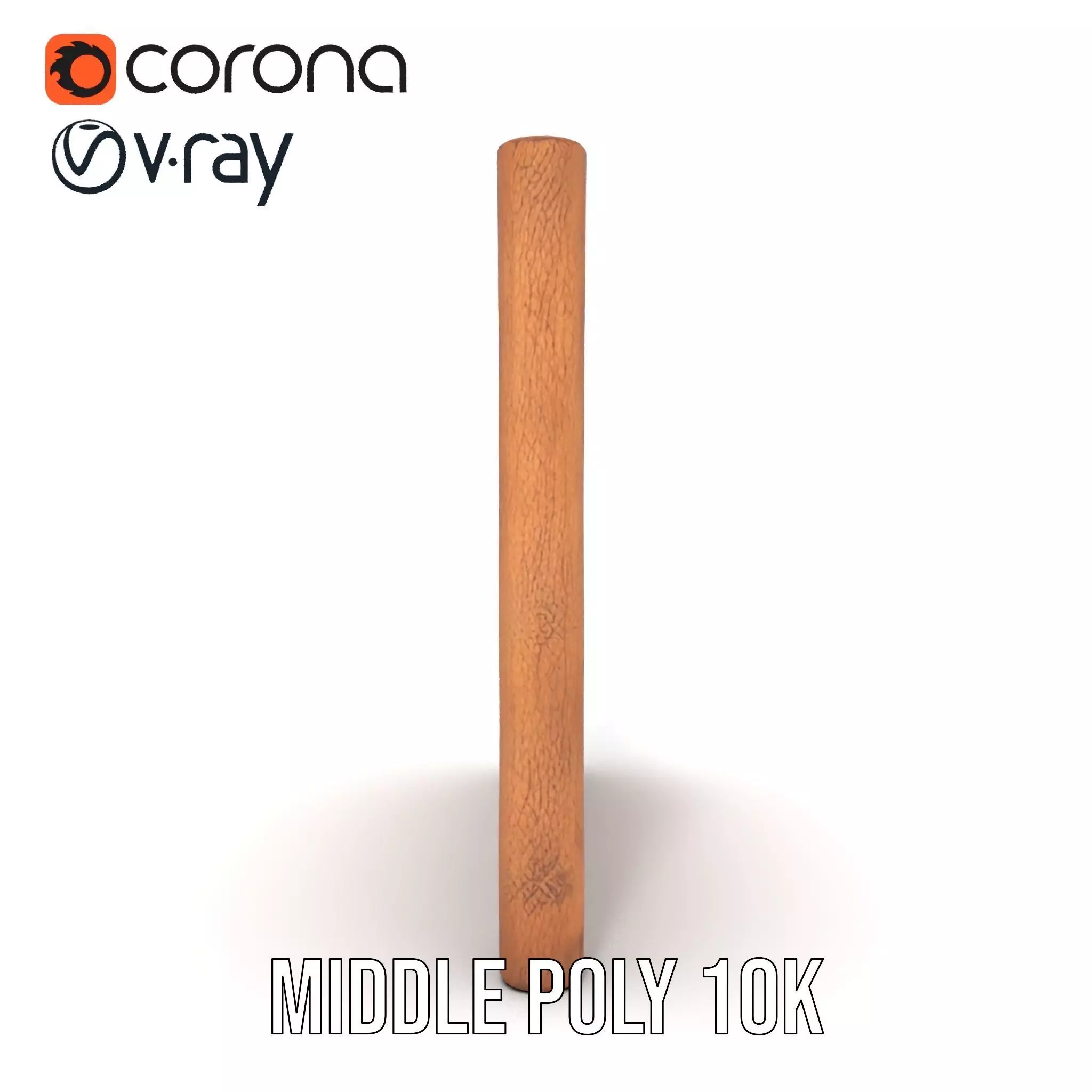 Rustic Wooden Fence model pack Low-poly 3D model_18