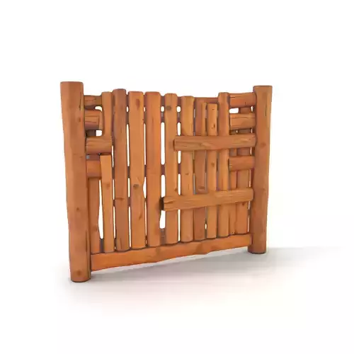 Rustic Wooden Fence model pack Low-poly 3D model Rustic Wooden Fence model pack Low-poly 3D model