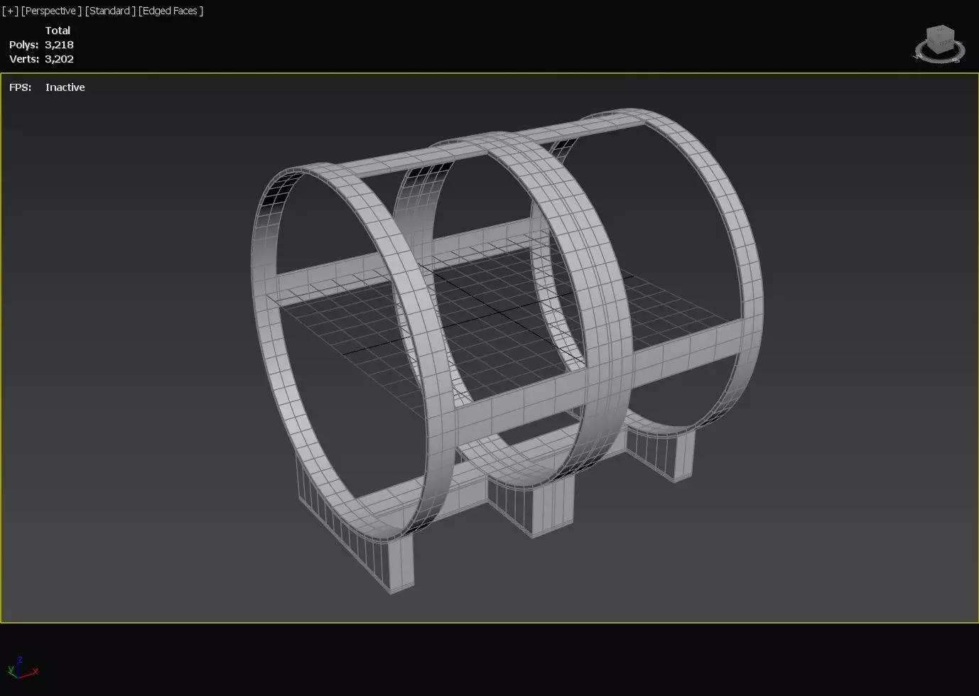 Triple Rim Driven Electric Thrusters - Concept 3D print model_23