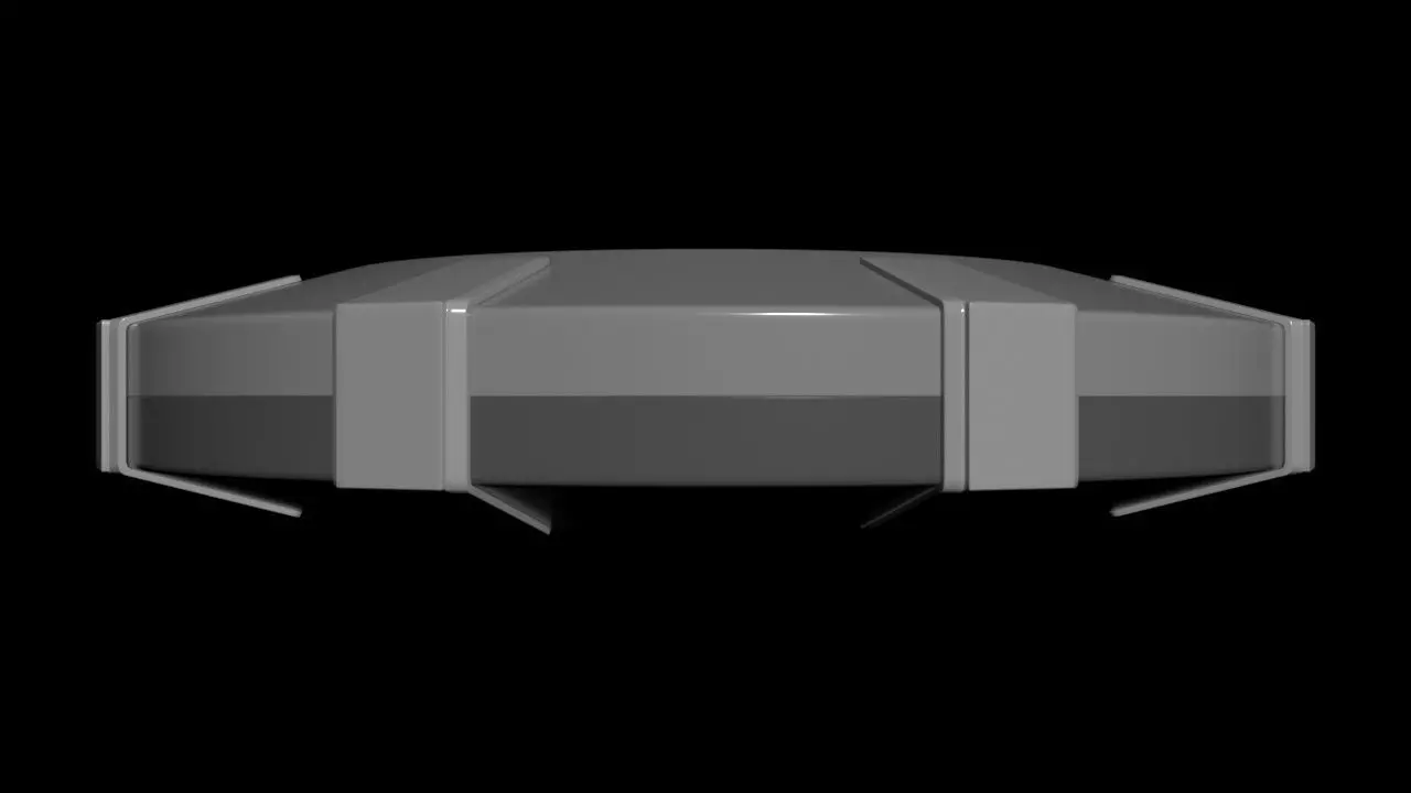 Triple Rim Driven Electric Thrusters - Concept 3D print model_33