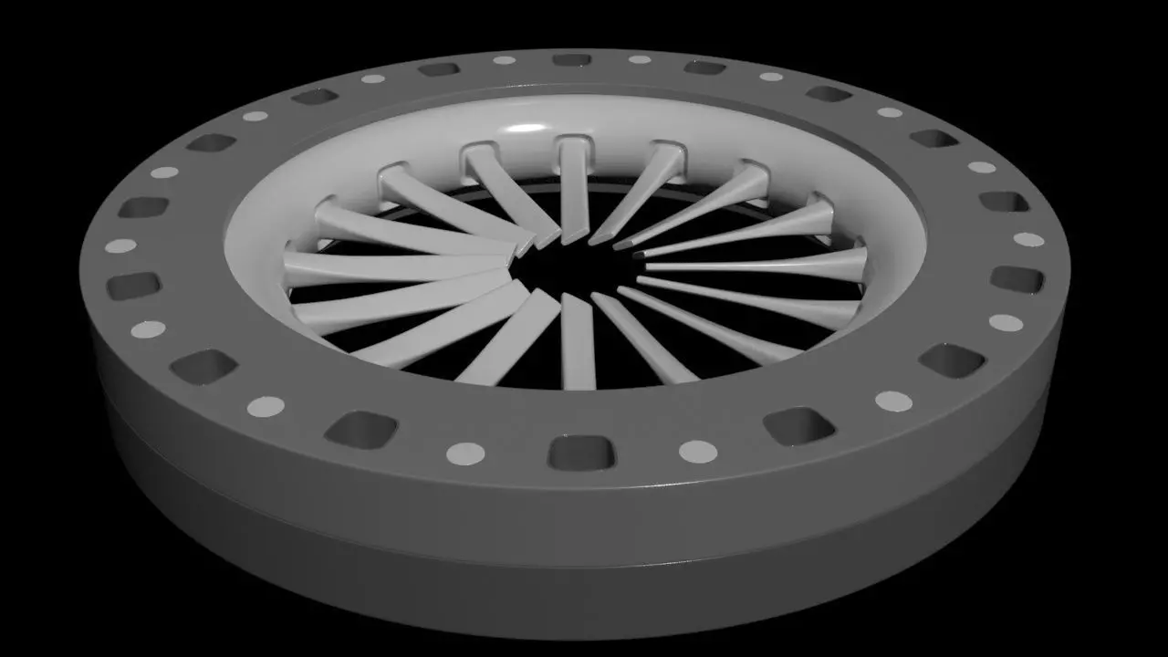 Triple Rim Driven Electric Thrusters - Concept 3D print model_9