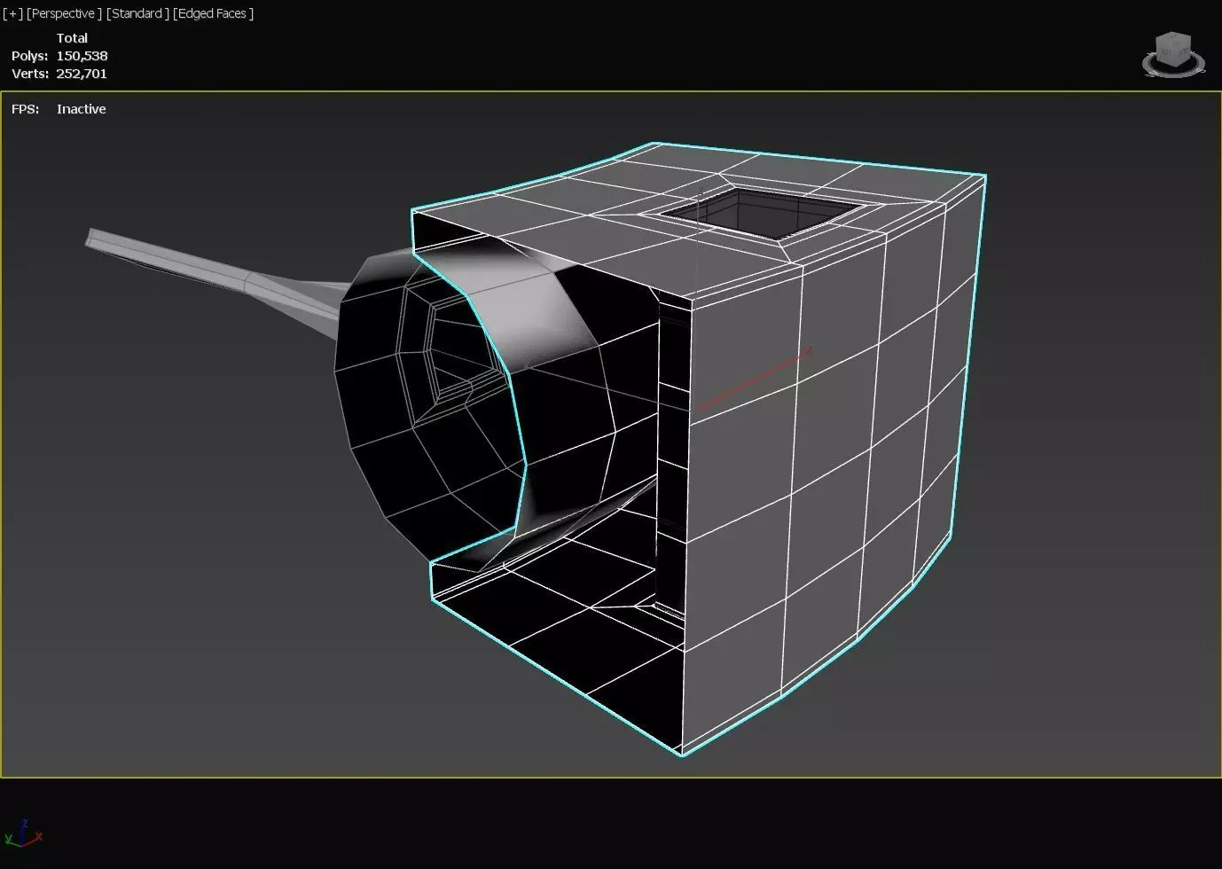 Triple Rim Driven Electric Thrusters - Concept 3D print model_24