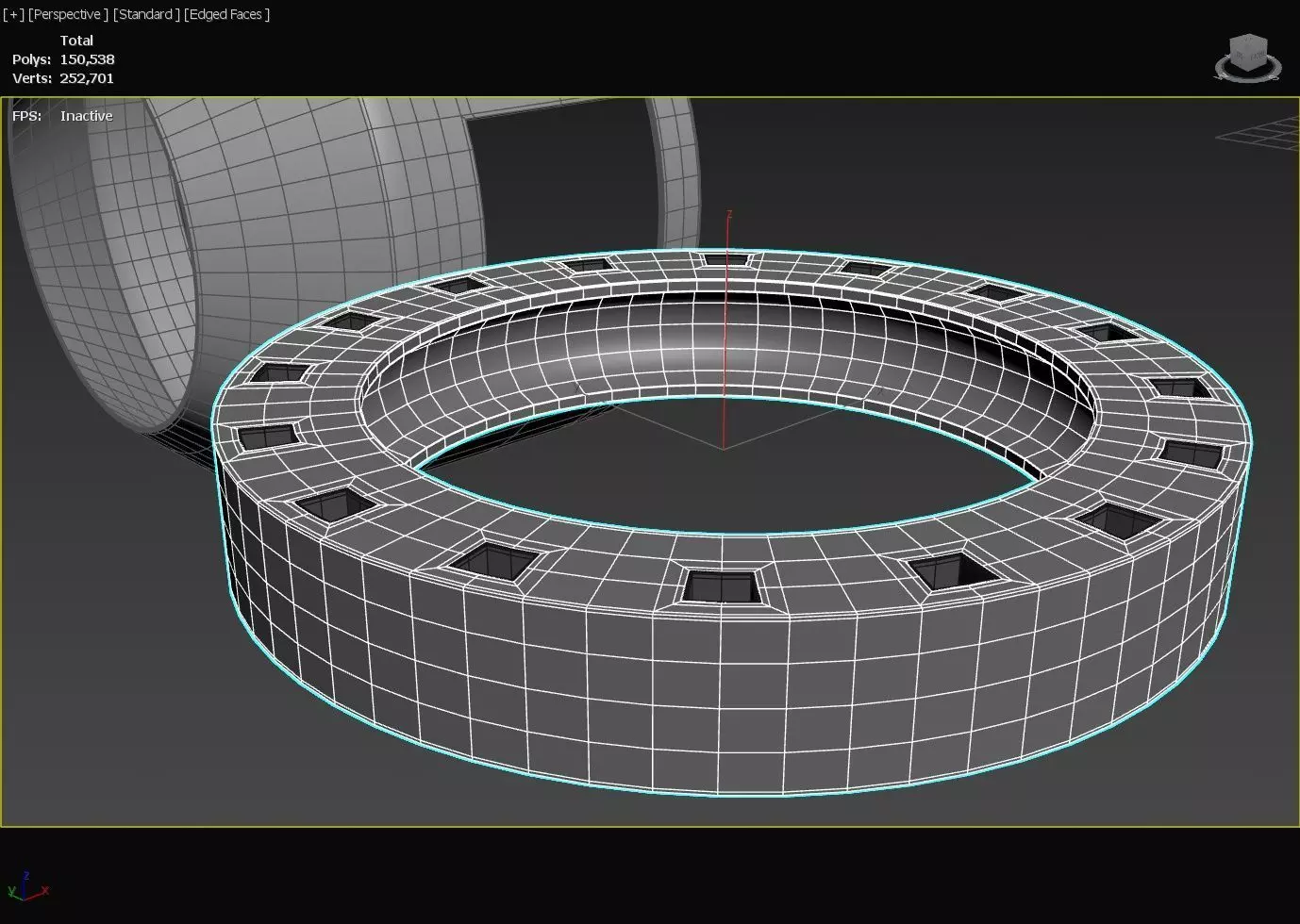 Triple Rim Driven Electric Thrusters - Concept 3D print model_27