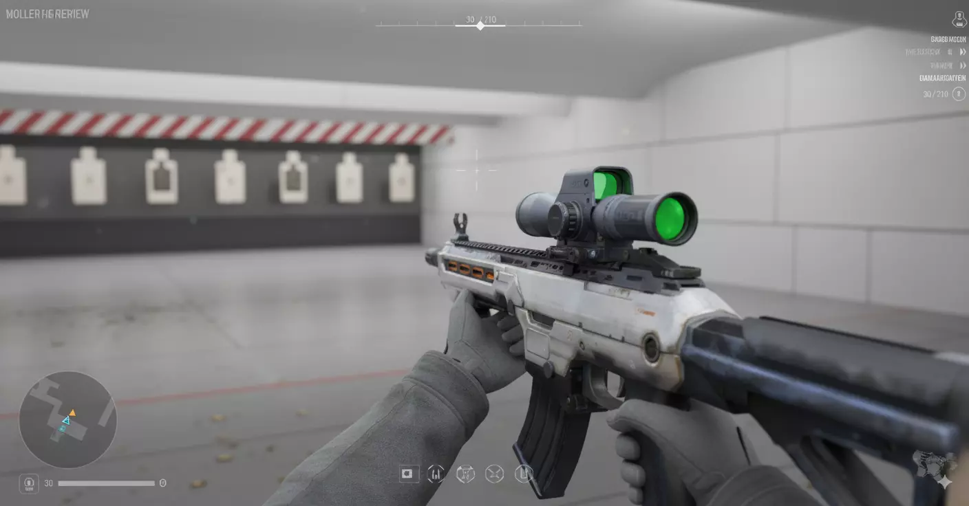 low - poly  sci- fi gun Low-poly 3D model_4