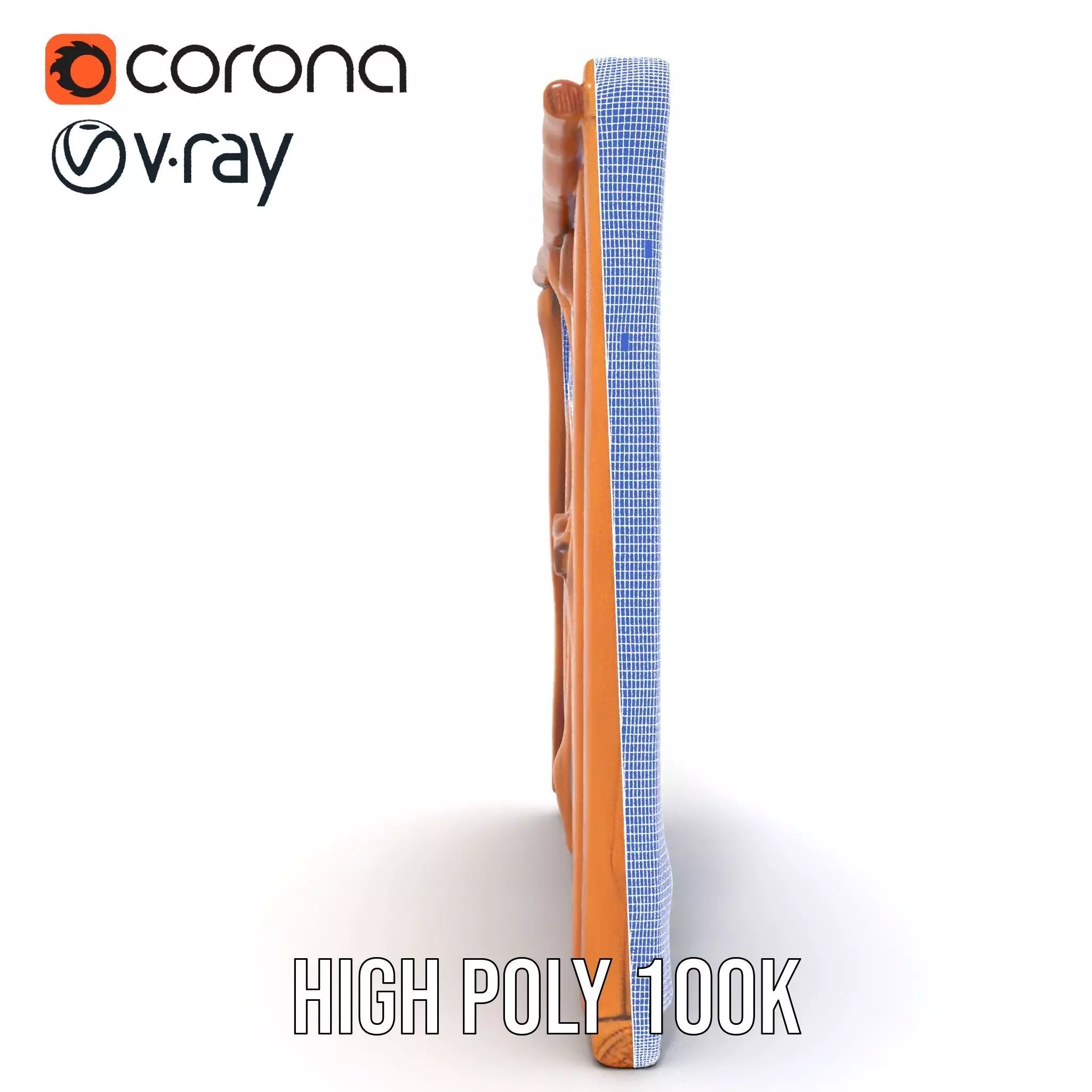 Rustic Wooden Divider model pack Low-poly 3D model_34