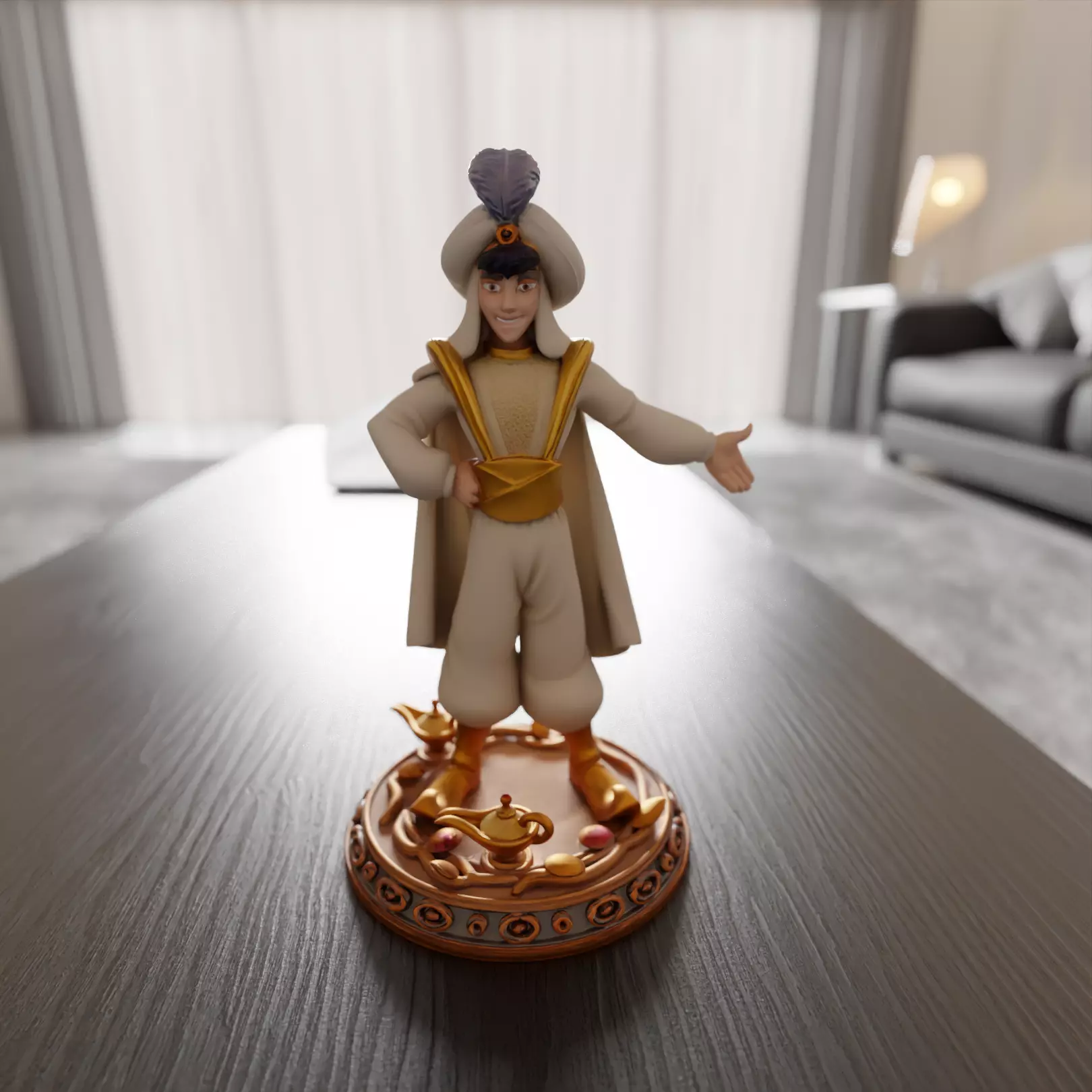 Aladdin Prince 3D print model_0