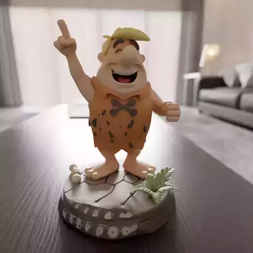 Barney Rubble 3D print model
