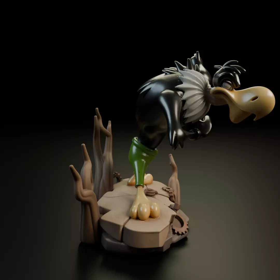 Buzz Buzzard 3D print model_2