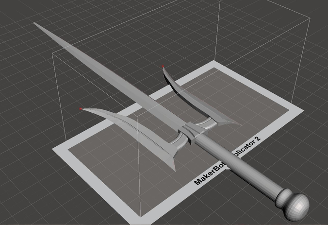 Mortal Kombat X  Mileena weapon 3D print model