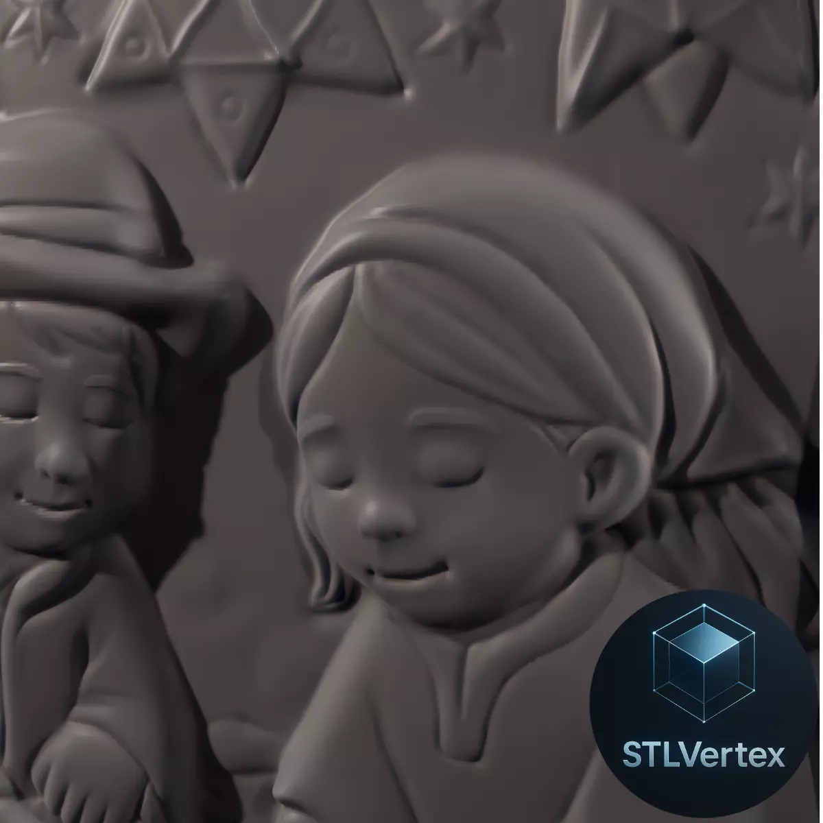 Christmas Candle 3D print model_1