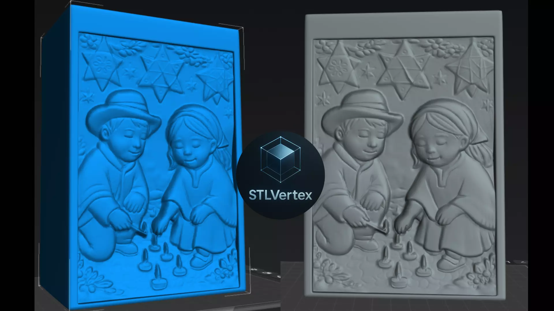 Christmas Candle 3D print model_4