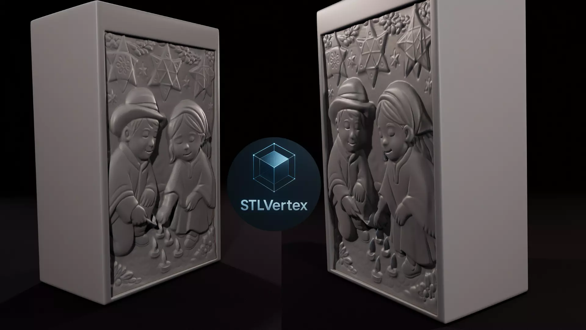 Christmas Candle 3D print model_3