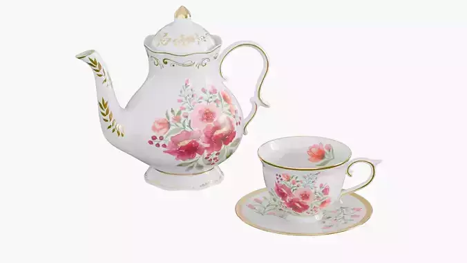 Vinatge teaset