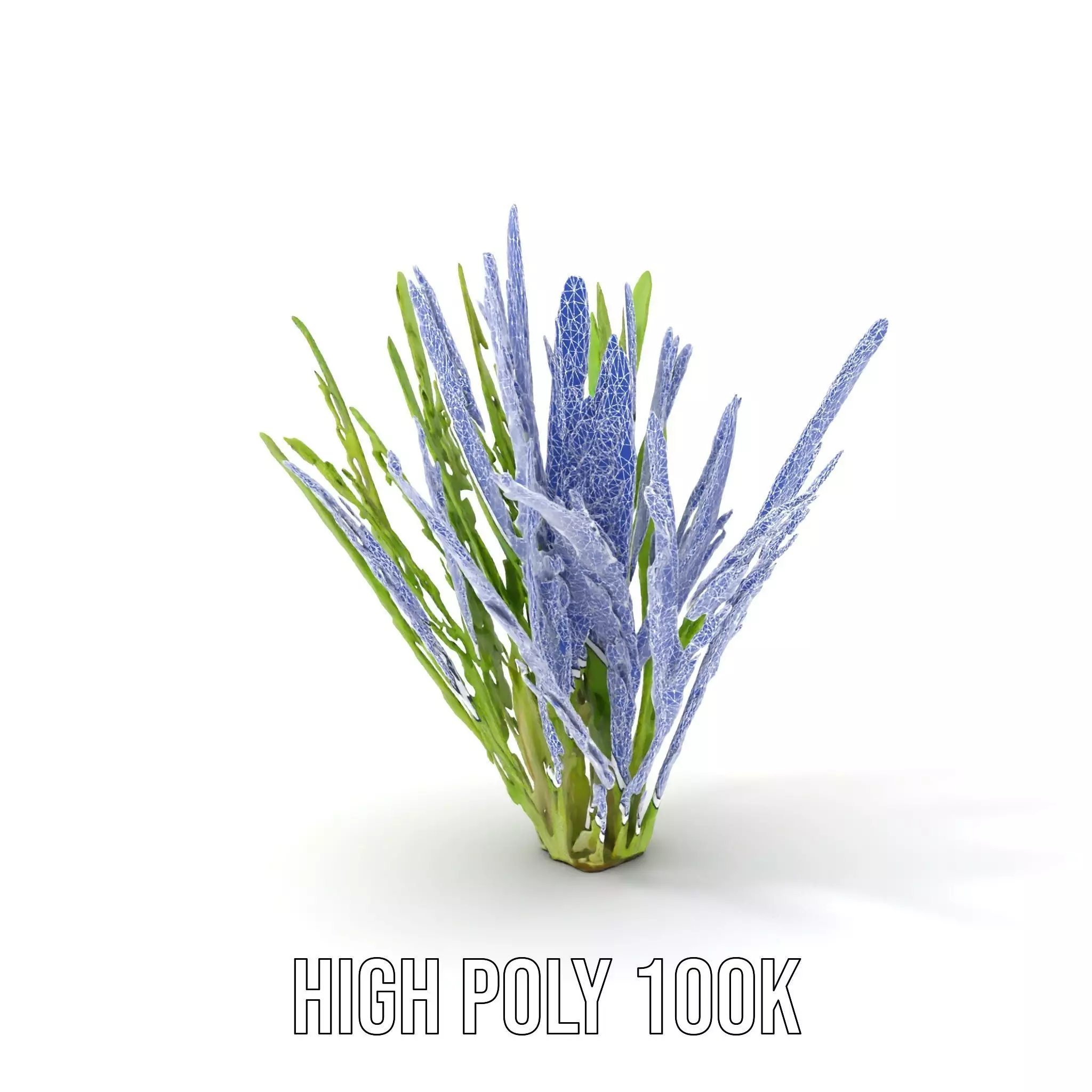 Vibrant Grass model pack Low-poly 3D model_30