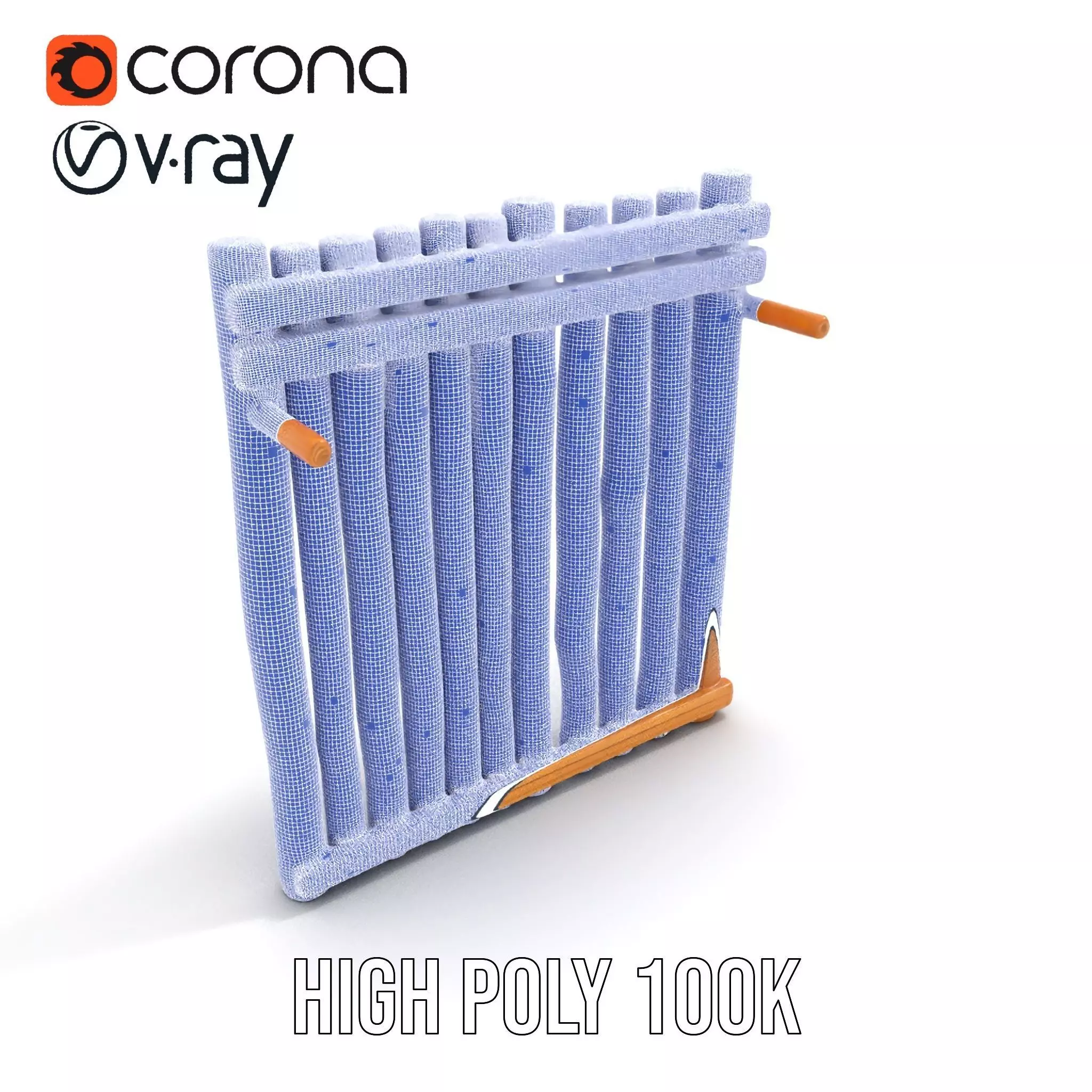 Natural Oak Slats model pack Low-poly 3D model_28