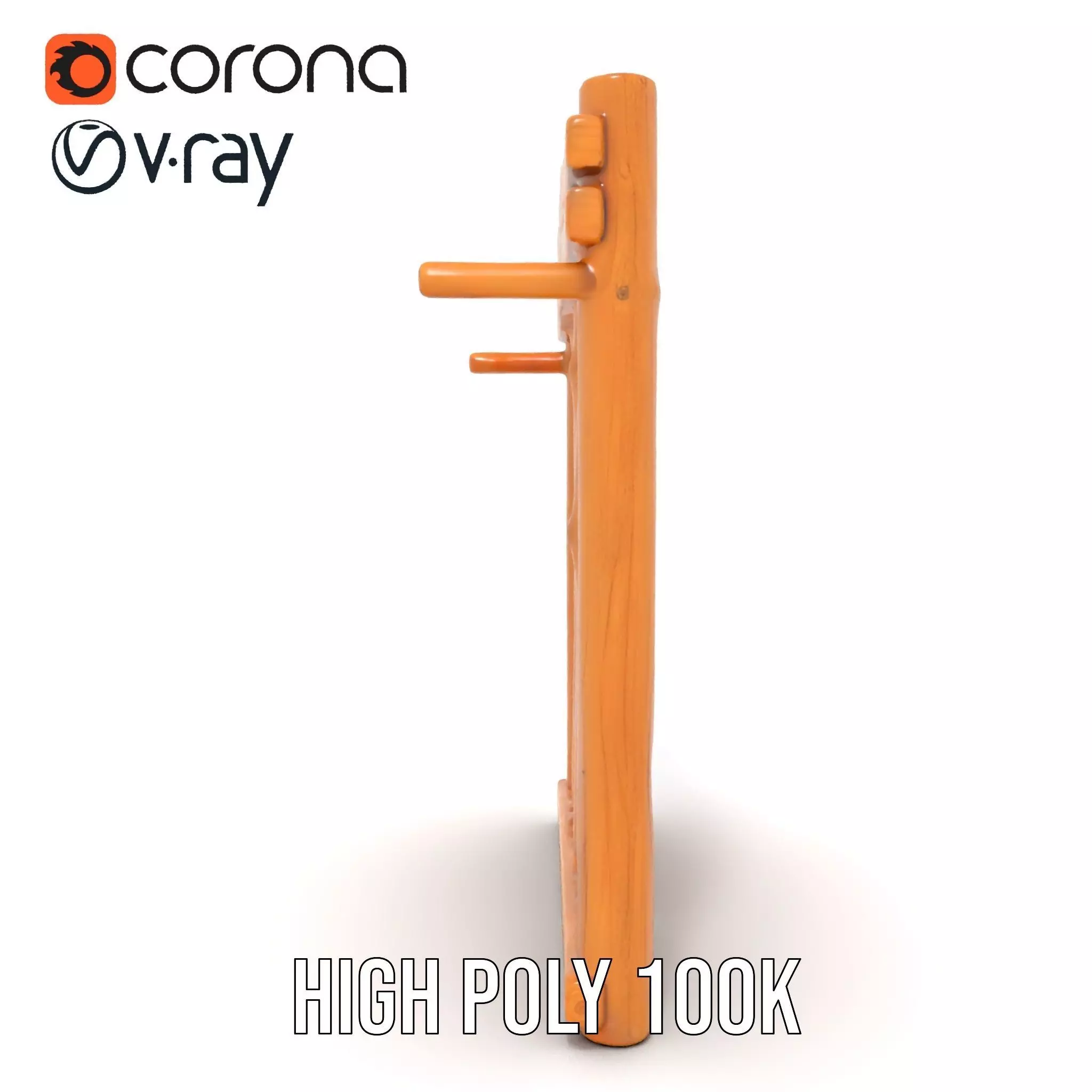 Natural Oak Slats model pack Low-poly 3D model_25