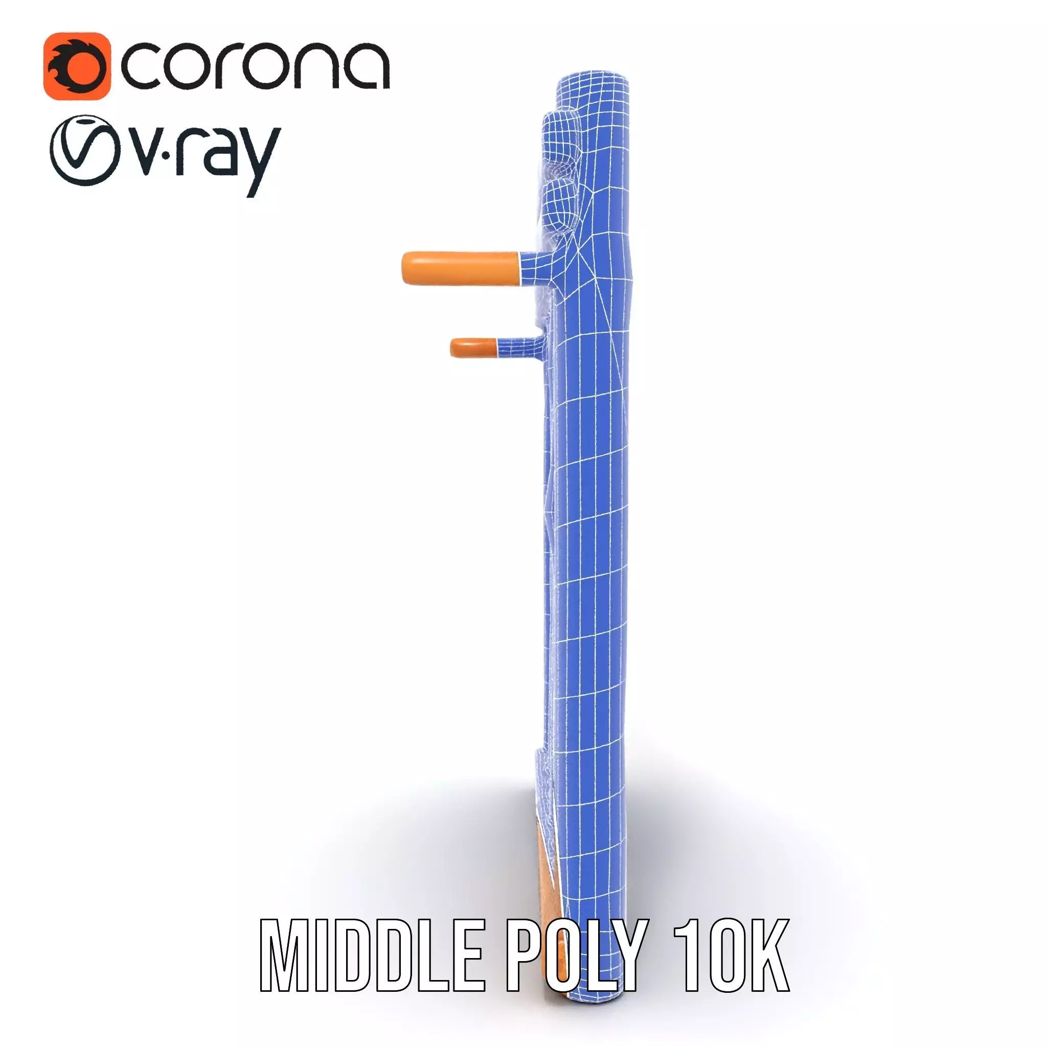 Natural Oak Slats model pack Low-poly 3D model_15