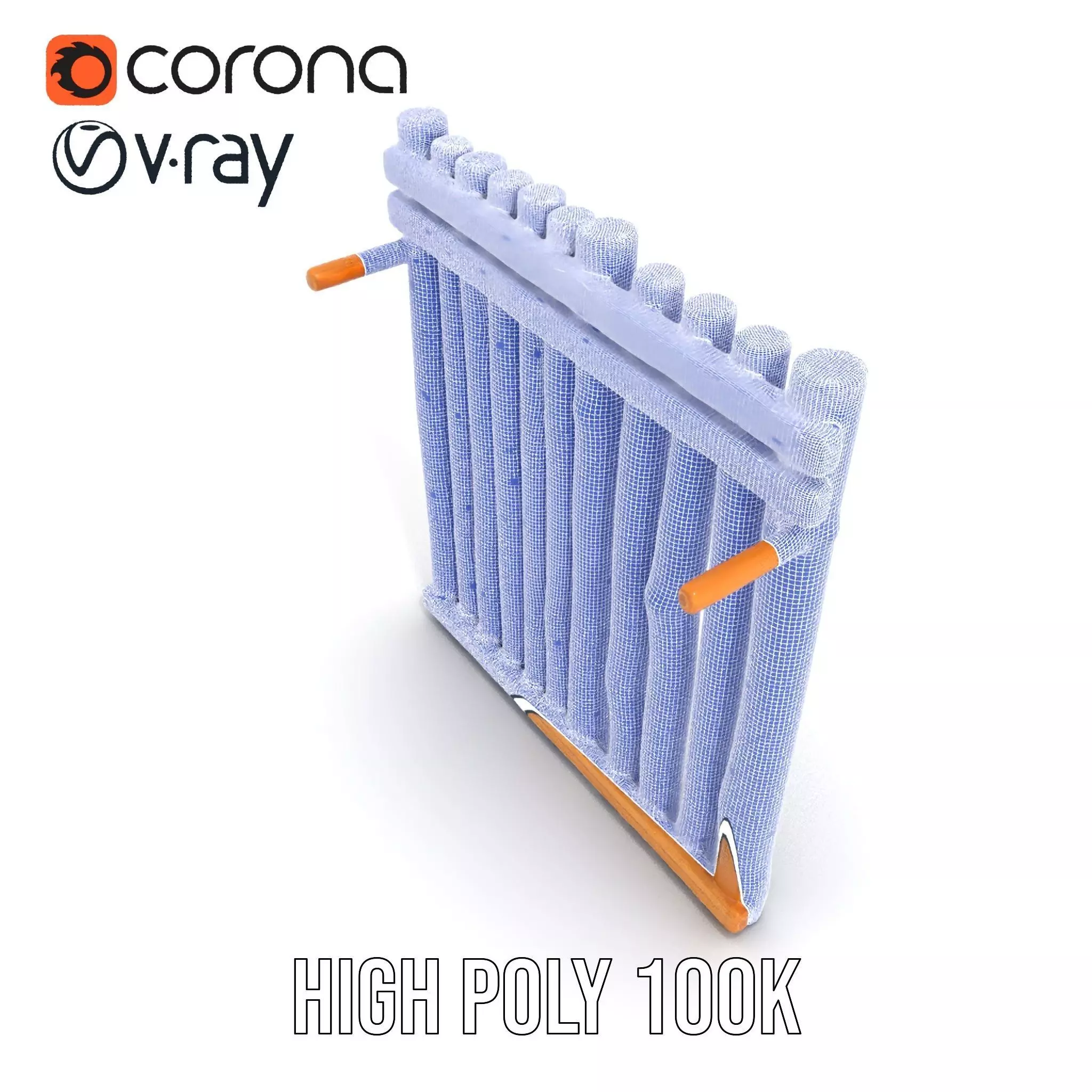 Natural Oak Slats model pack Low-poly 3D model_31