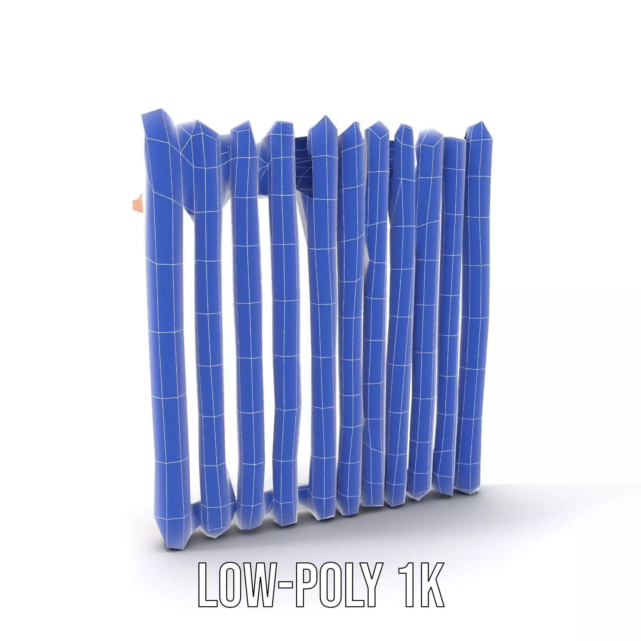 Natural Oak Slats model pack Low-poly 3D model_14