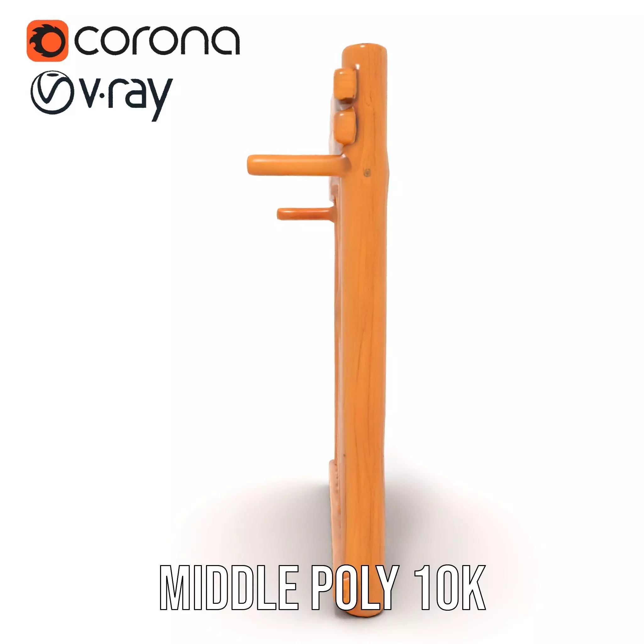 Natural Oak Slats model pack Low-poly 3D model_23