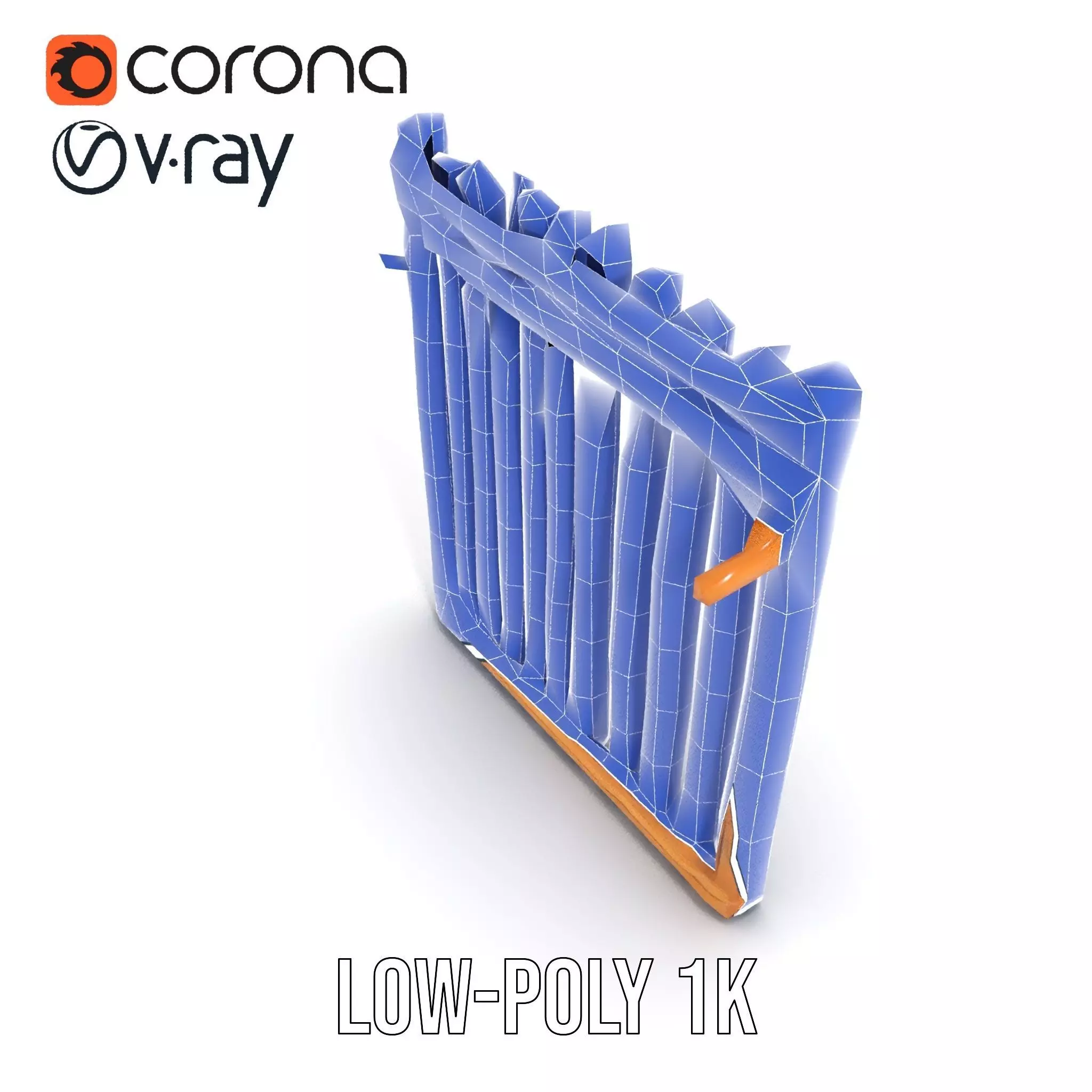 Natural Oak Slats model pack Low-poly 3D model_24