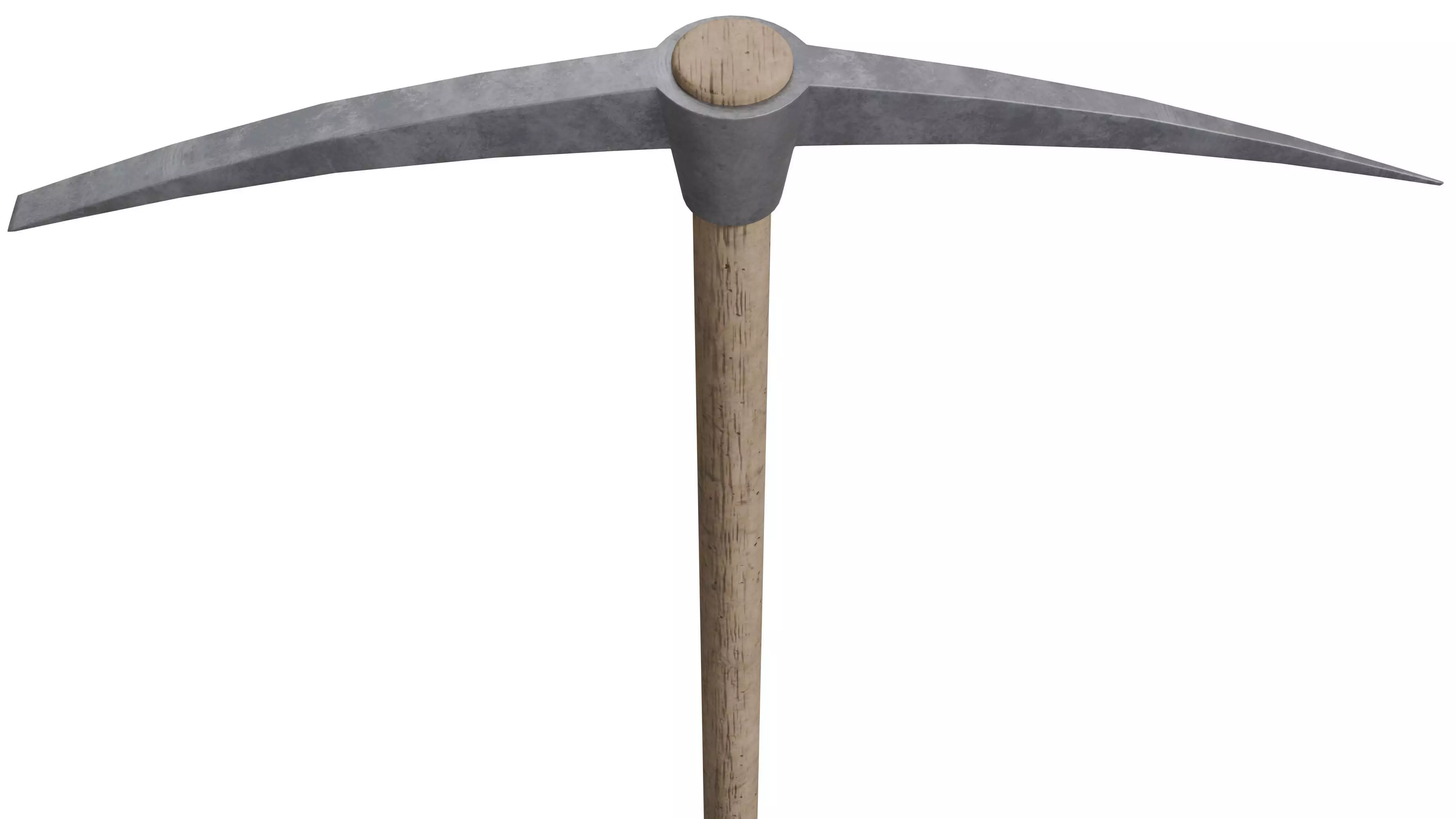 Pickaxe Low-poly 3D model_5