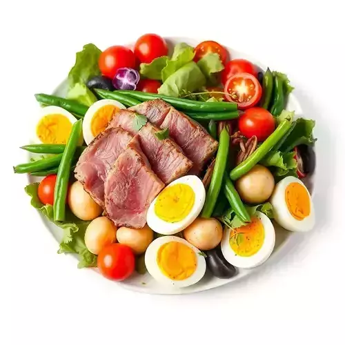 Colorful Salad Dish model pack Low-poly 3D model 2