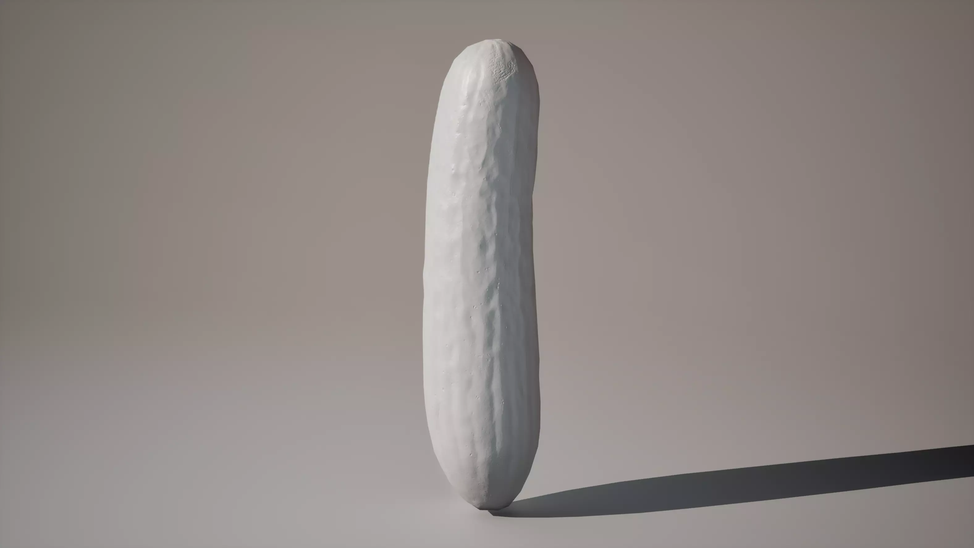 Cucumber 1K triangles 4K PBR textures Low-poly 3D model_10