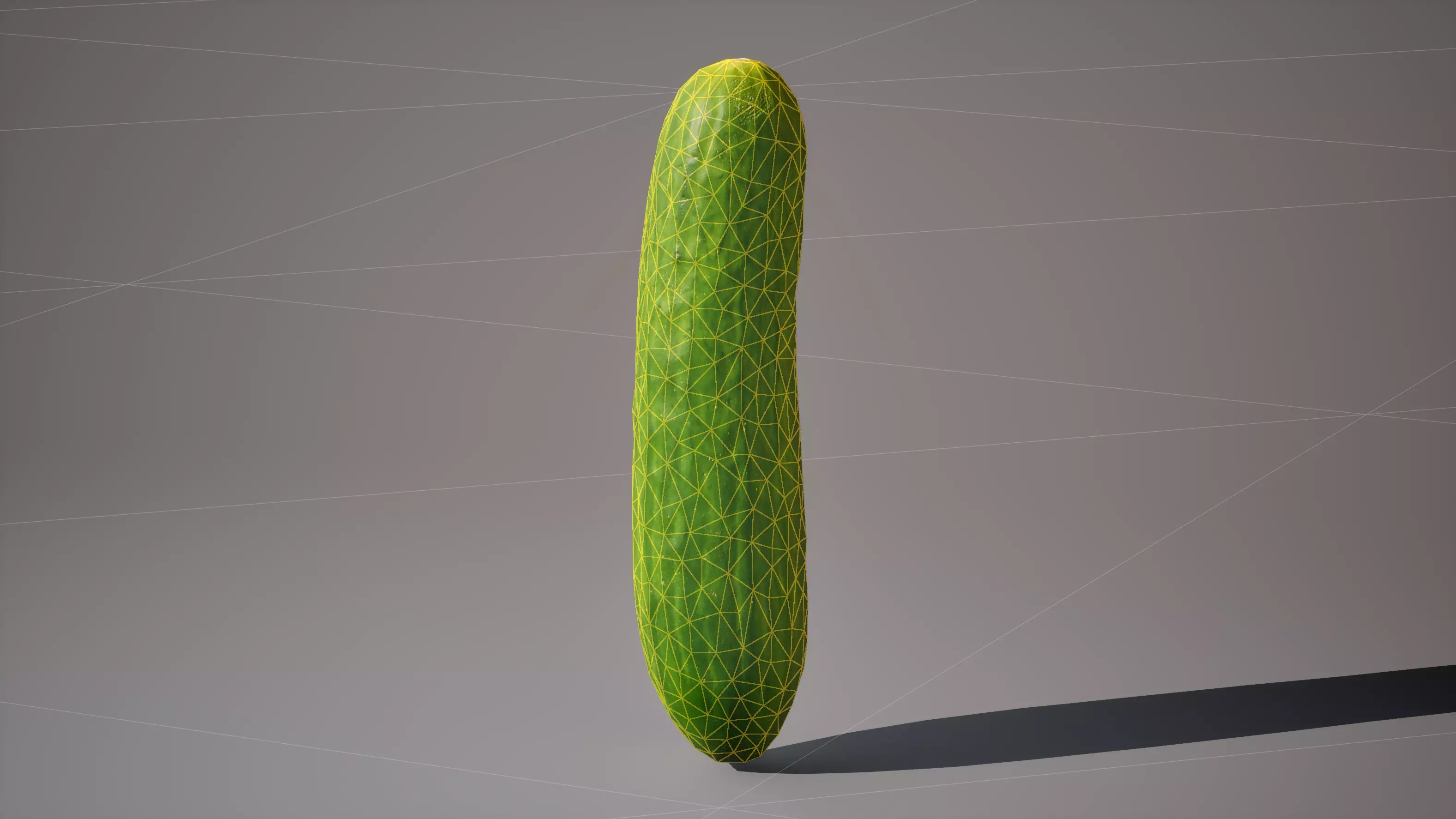 Cucumber 1K triangles 4K PBR textures Low-poly 3D model_14