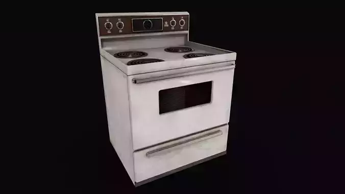80s Kitchen Stove