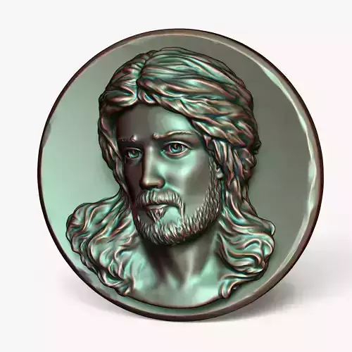 Jesus Christ 3D Wall Sculpture Religious Bas Relief Decor
