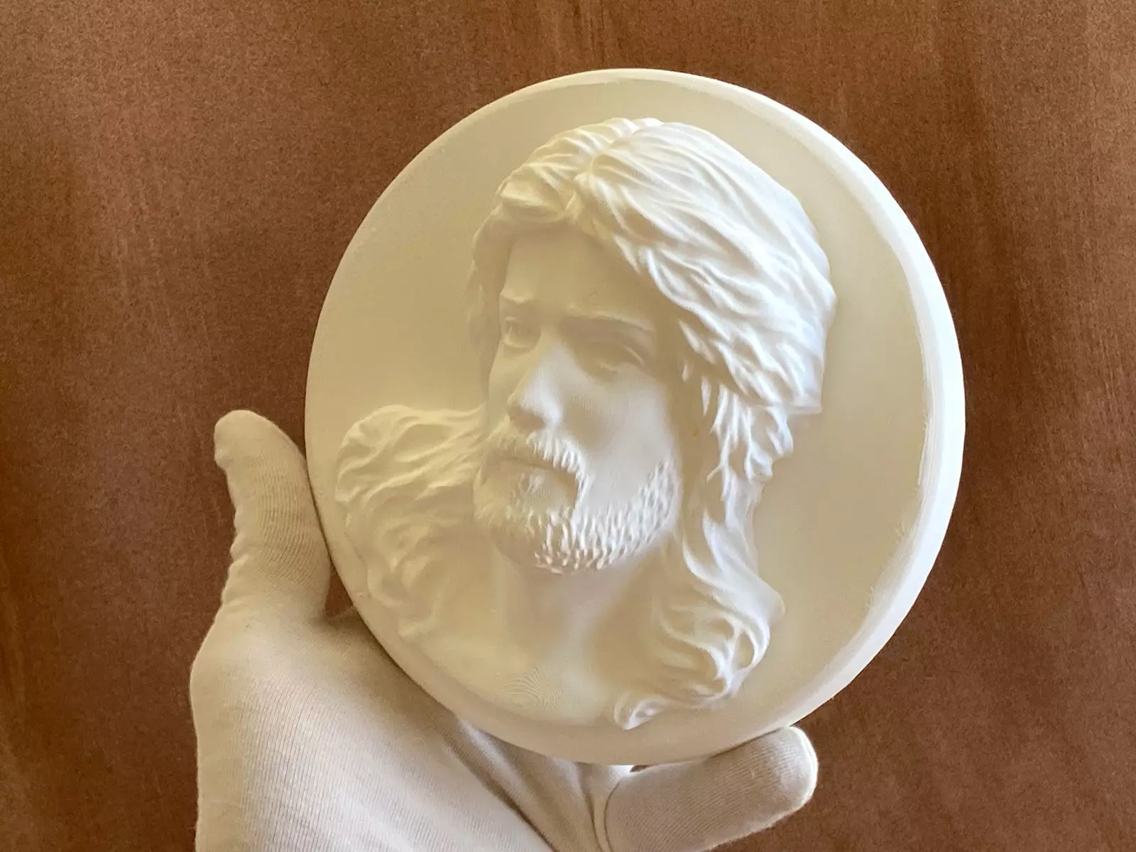 Jesus Christ 3D Wall Sculpture Religious Bas Relief Decor 3D print model_14